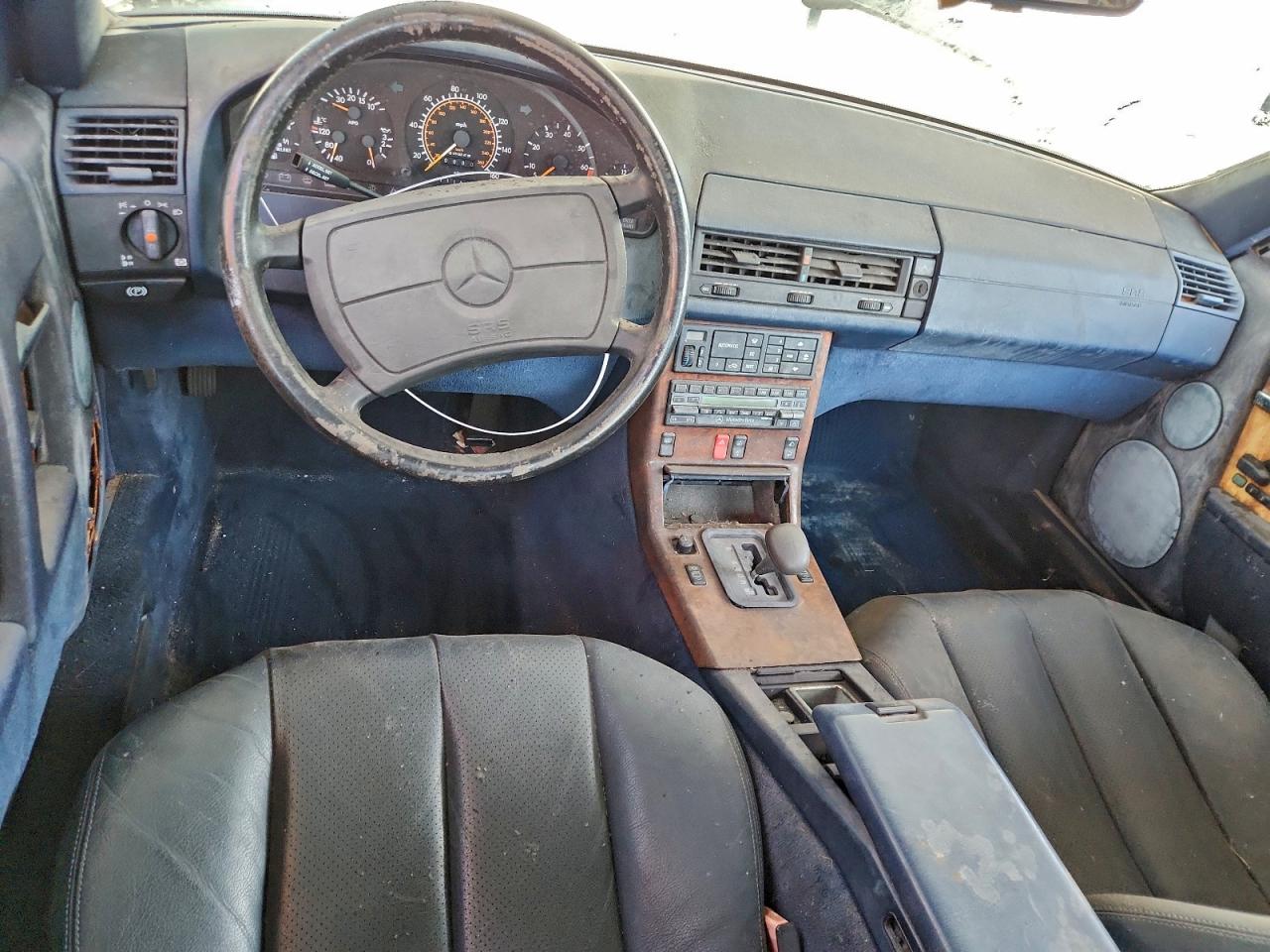 1990 Mercedes-benz 500 Sl Silver vin: WDBFA66E3LF002855