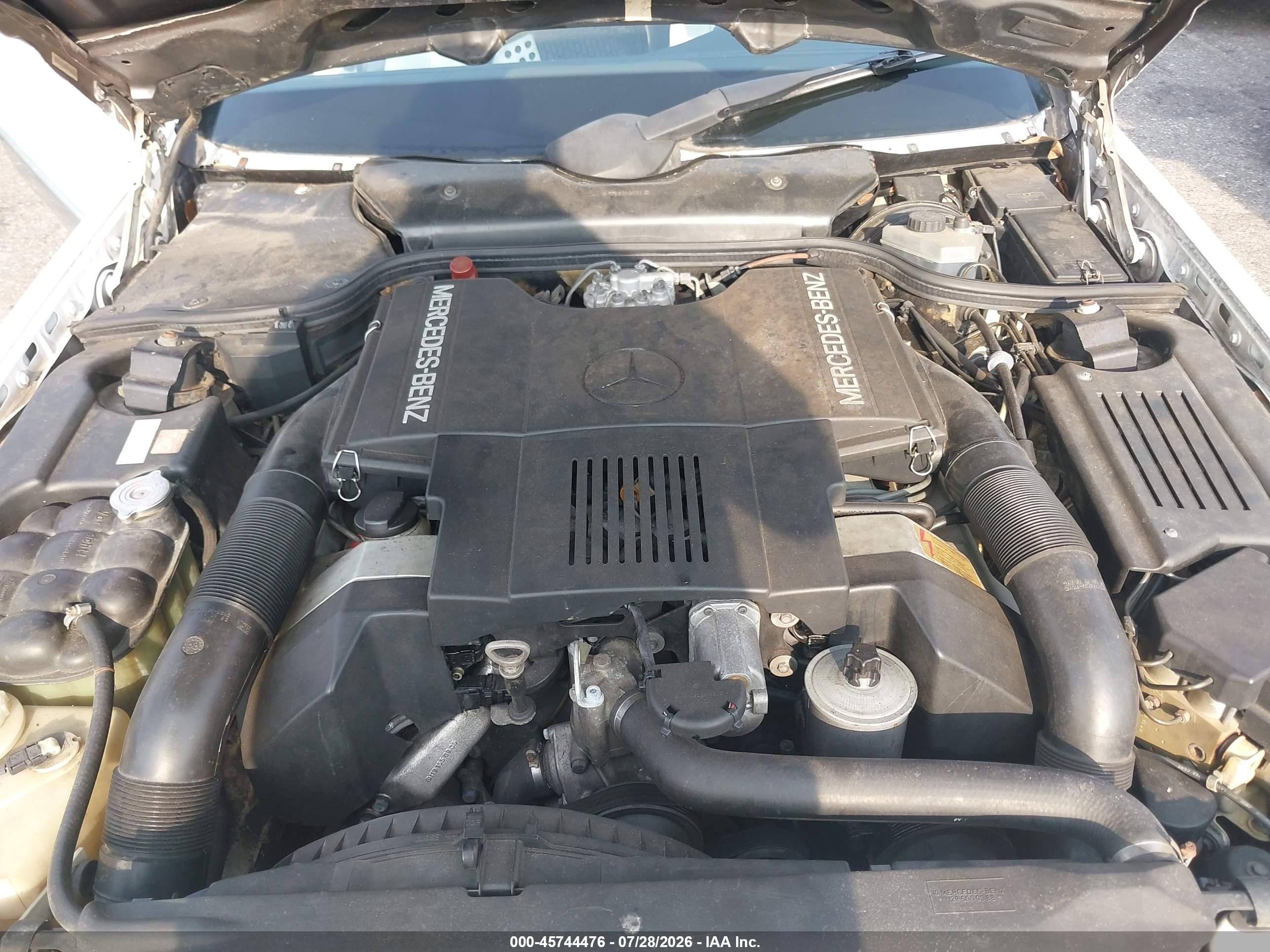 1991 Mercedes-benz 500 Sl White vin: WDBFA66E3MF036053