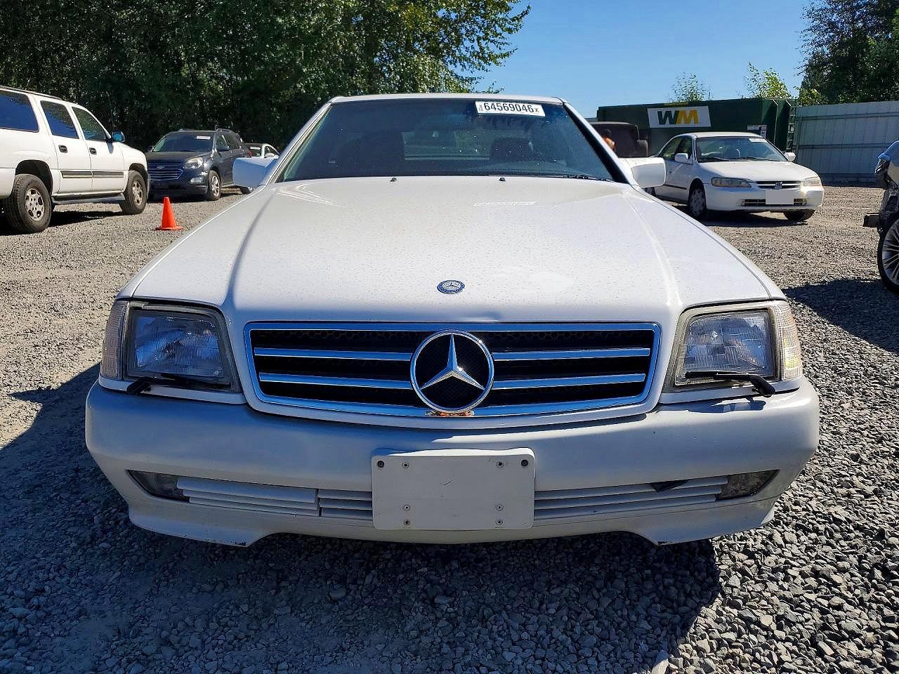 1992 Mercedes-benz 500 Sl Белый vin: WDBFA66E3NF039004