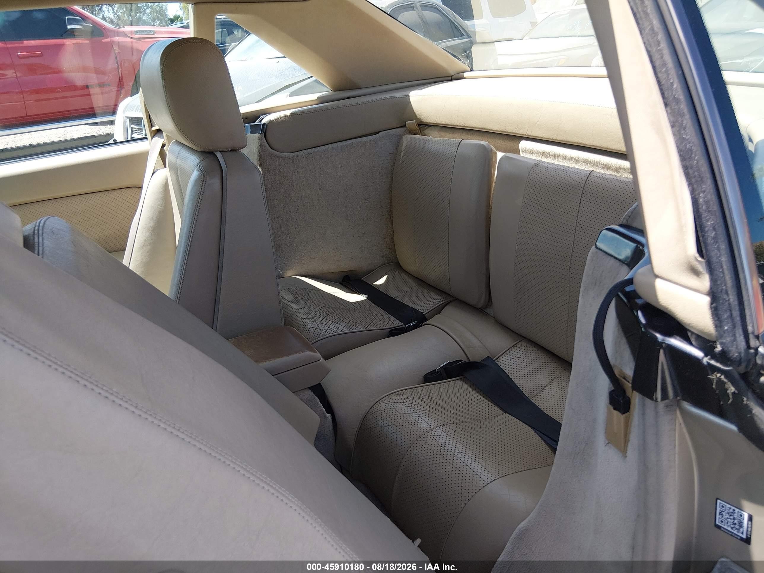 1992 Mercedes-benz 500 Sl Tan vin: WDBFA66E3NF059950