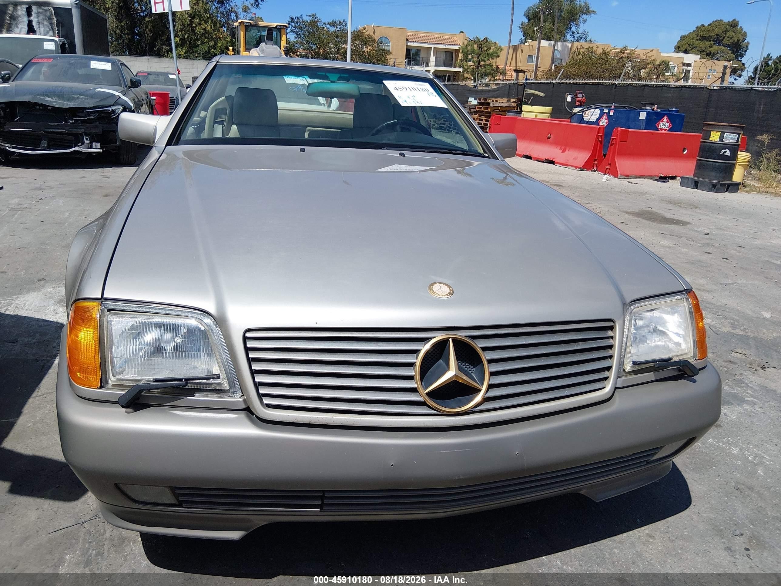 1992 Mercedes-benz 500 Sl Tan vin: WDBFA66E3NF059950