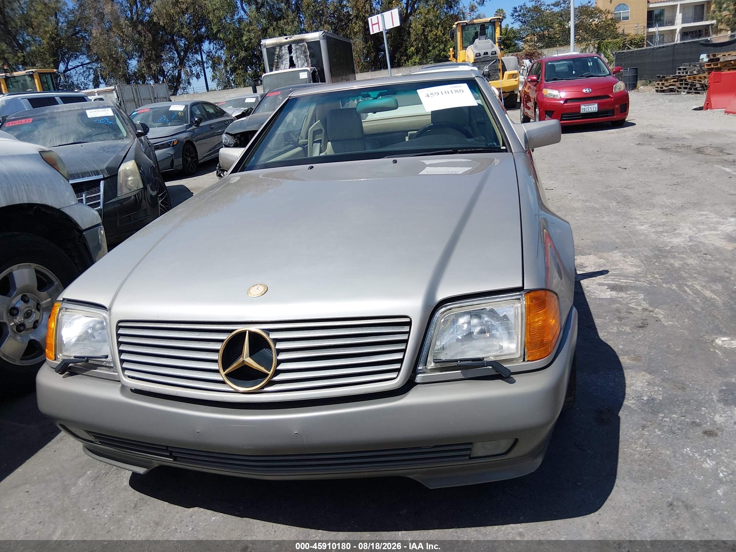 1992 Mercedes-benz 500 Sl Tan vin: WDBFA66E3NF059950