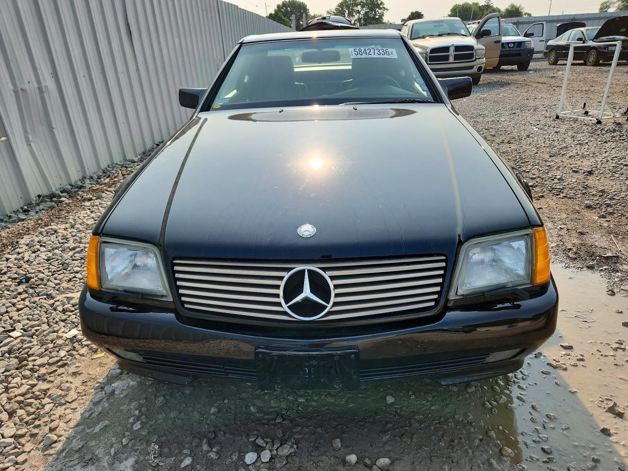 1991 Mercedes-benz 500 Sl Black vin: WDBFA66E4MF030391