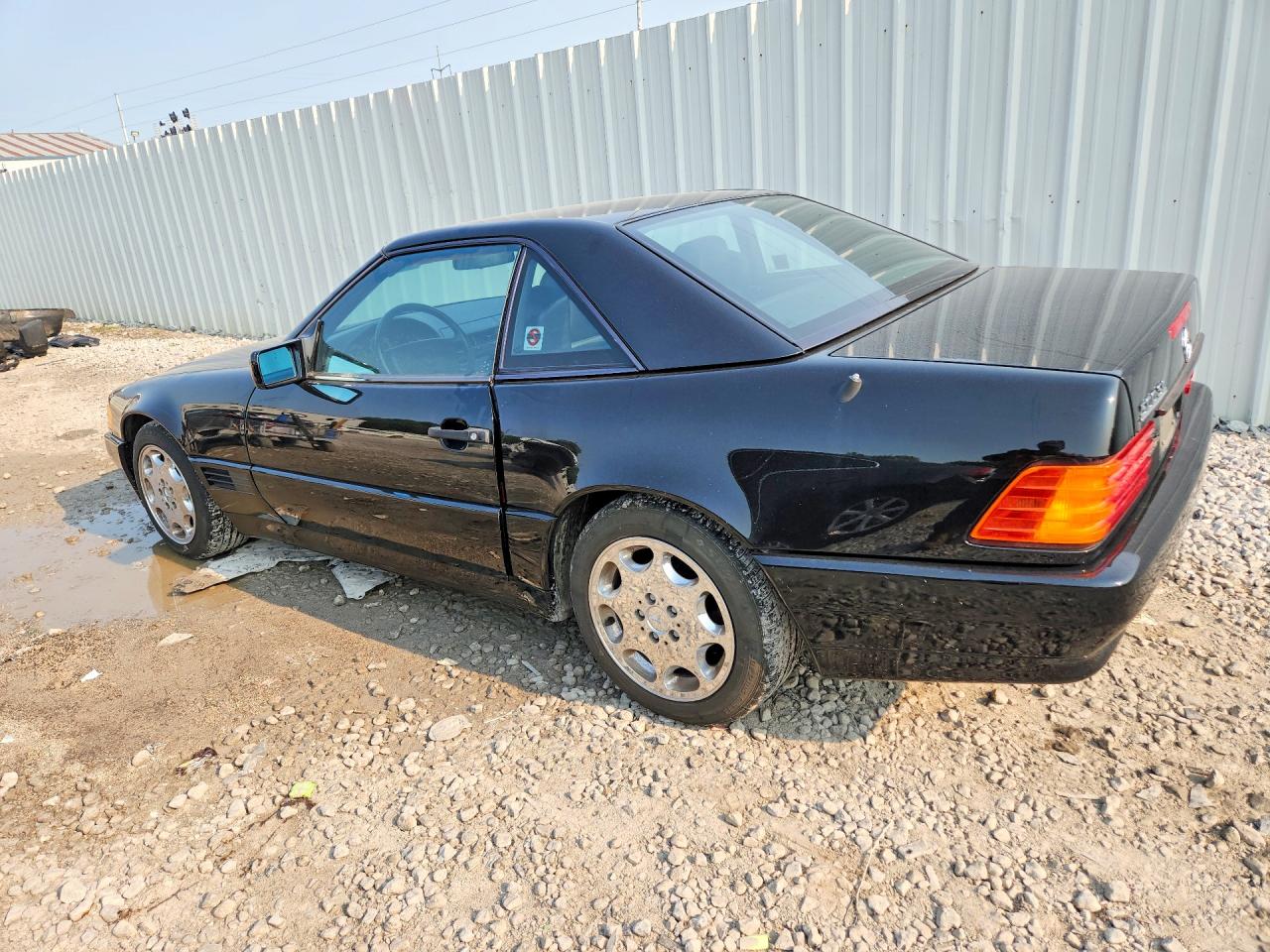 1991 Mercedes-benz 500 Sl Black vin: WDBFA66E4MF030391