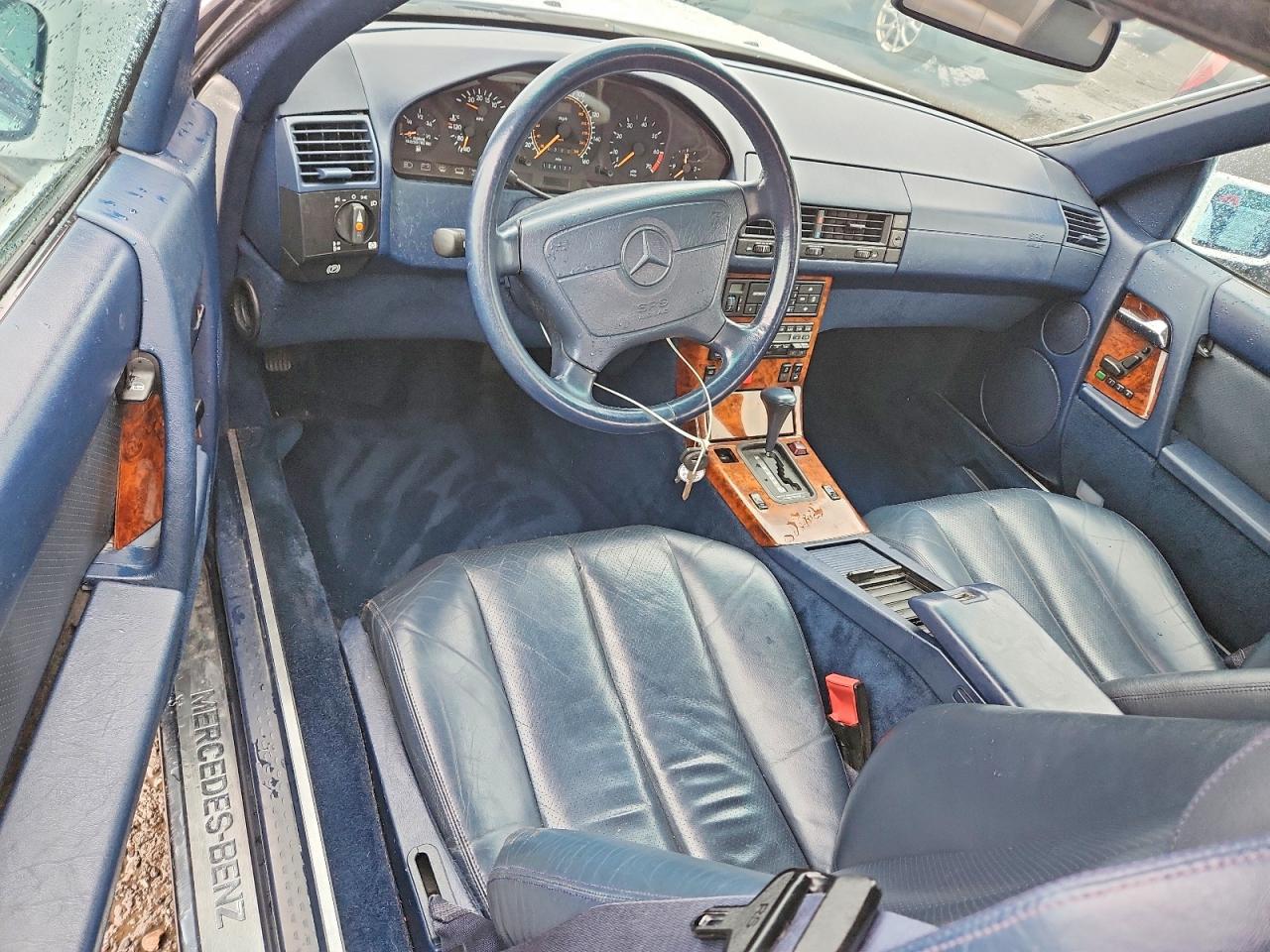 1992 Mercedes-benz 500 Sl White vin: WDBFA66E5NF053907