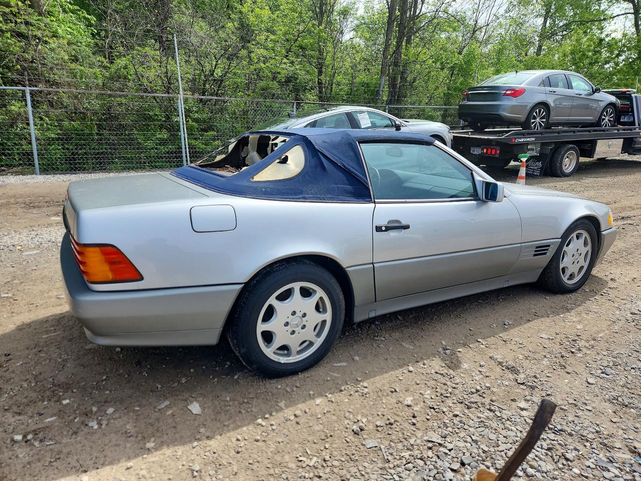 1990 Mercedes-benz 500 Sl Silver vin: WDBFA66E6LF004499