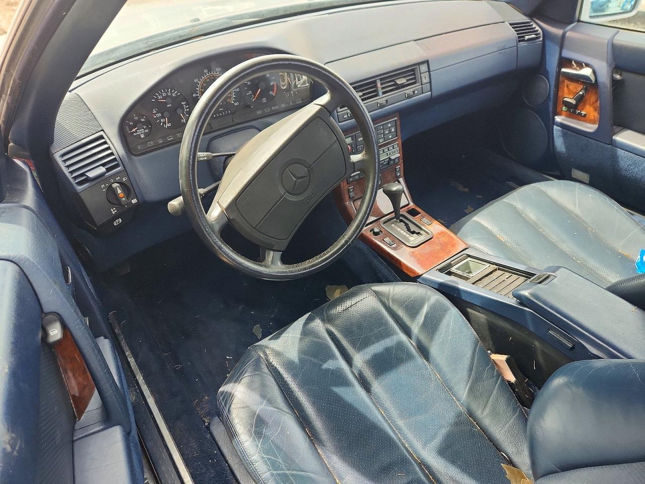1990 Mercedes-benz 500 Sl Silver vin: WDBFA66E6LF004499
