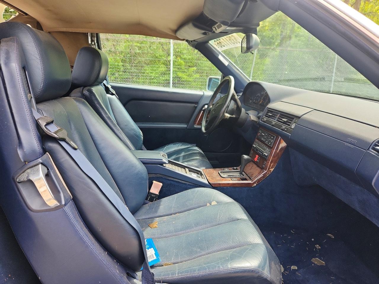 1990 Mercedes-benz 500 Sl Silver vin: WDBFA66E6LF004499