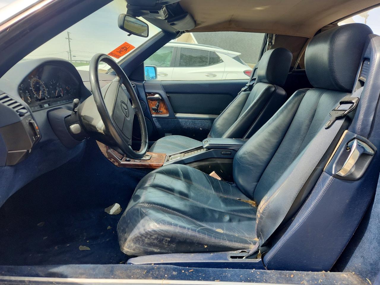 1990 Mercedes-benz 500 Sl Silver vin: WDBFA66E6LF004499