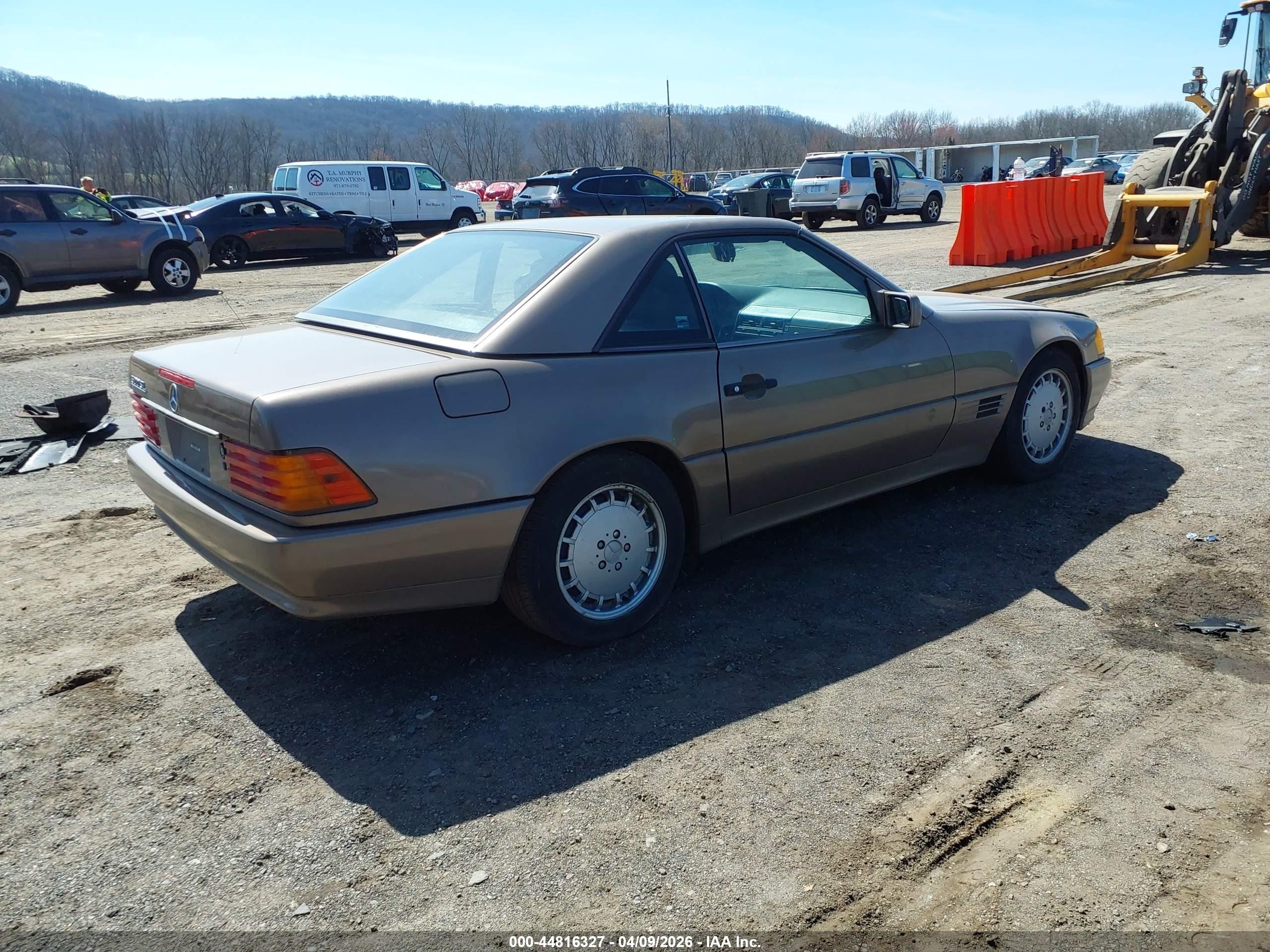 1990 Mercedes-benz 500 Sl Brown vin: WDBFA66E6LF009721