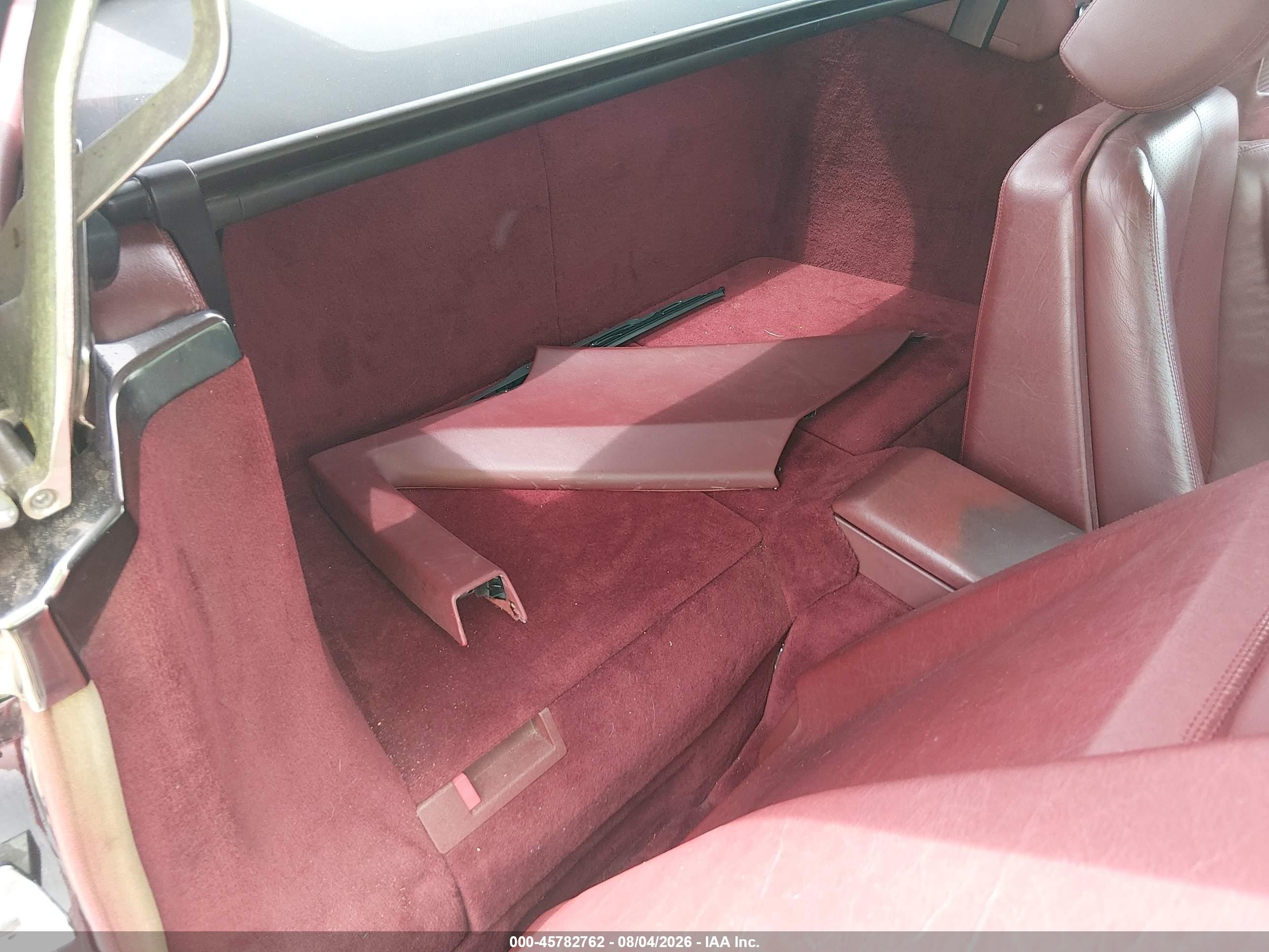 1990 Mercedes-benz 500 Sl Бордовый vin: WDBFA66E7LF004978