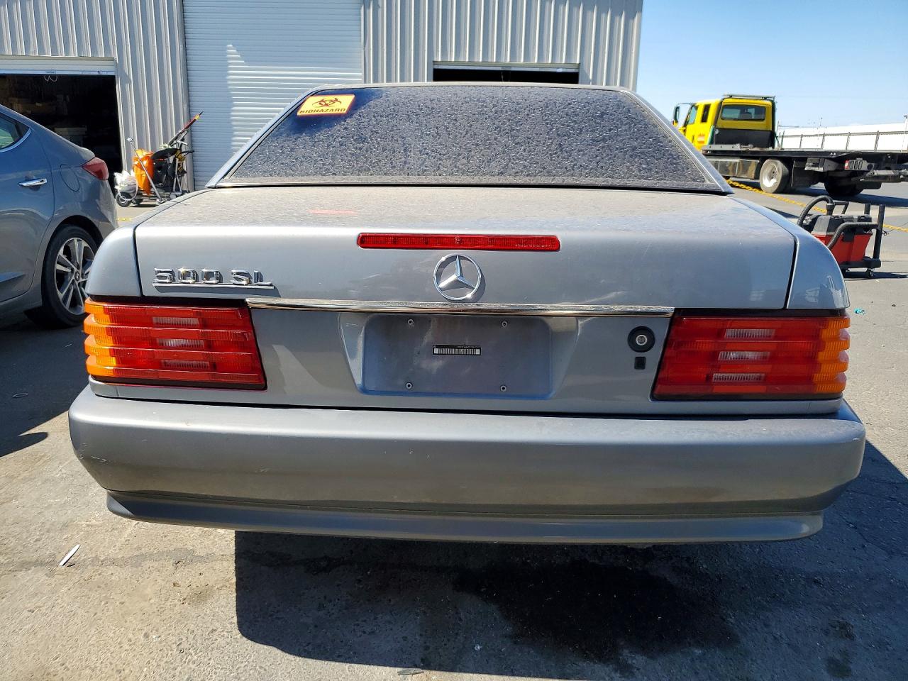 1990 Mercedes-benz 500 Sl Silver vin: WDBFA66E7LF011557