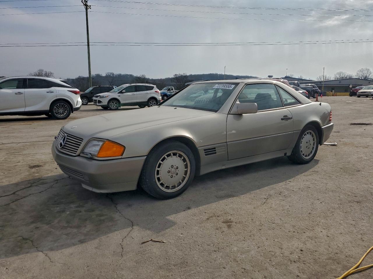 1990 Mercedes-benz 500 Sl Silver vin: WDBFA66E8LF010613