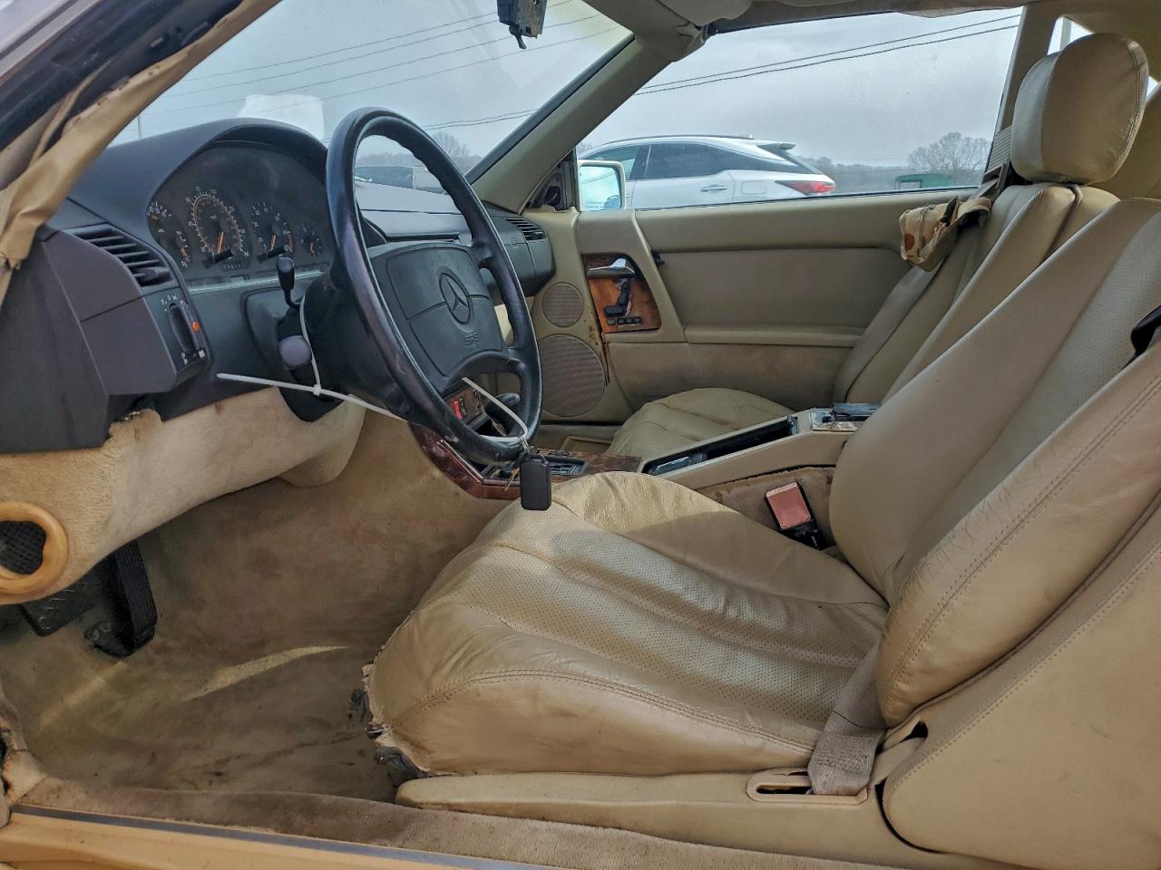 1990 Mercedes-benz 500 Sl Silver vin: WDBFA66E8LF010613