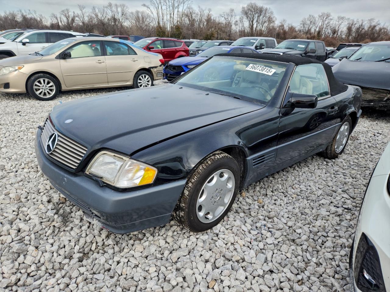 1995 Mercedes-benz Sl 500 Black vin: WDBFA67E0SF113988