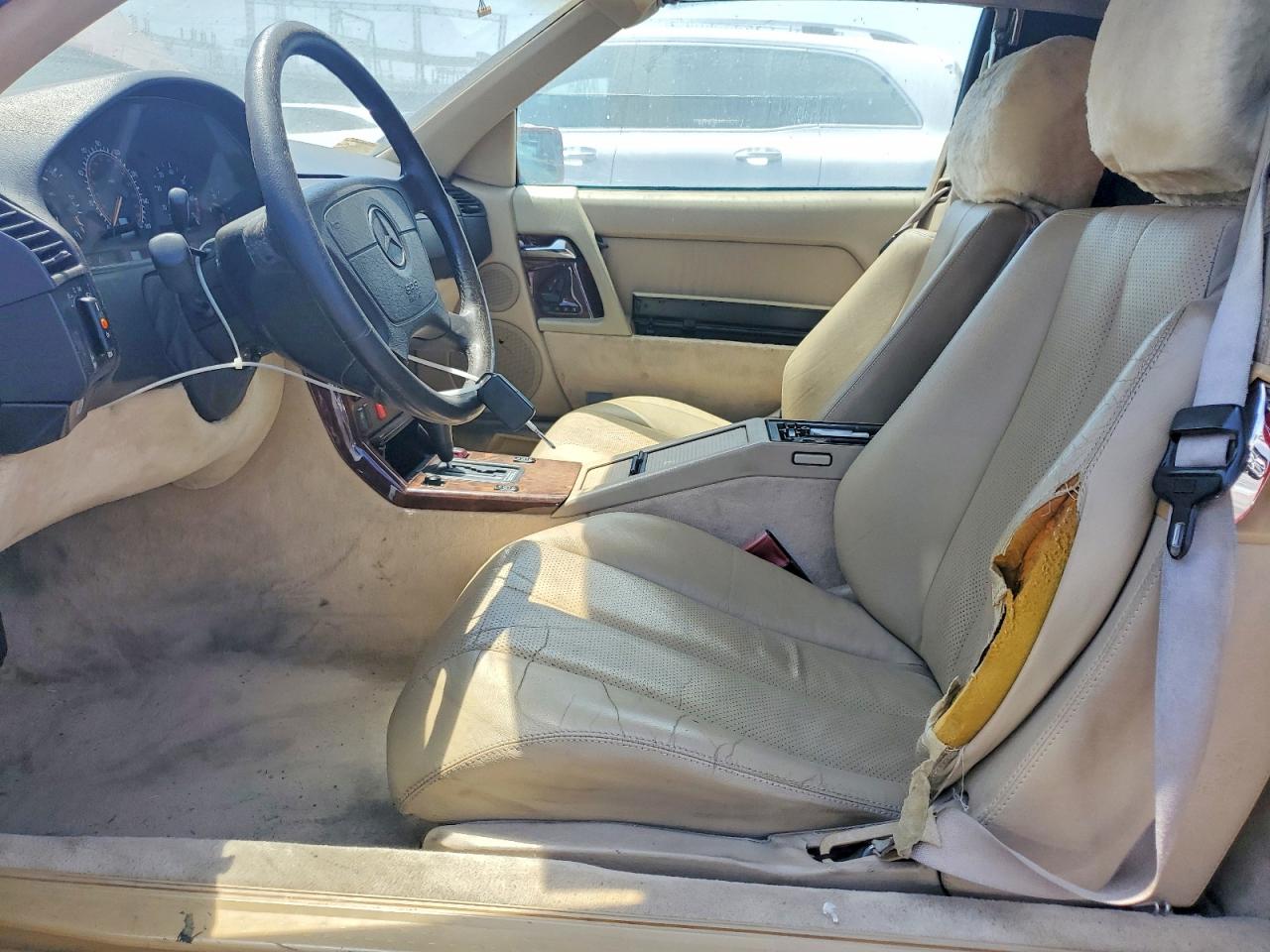 1995 Mercedes-benz Sl 500 Red vin: WDBFA67E1SF118598