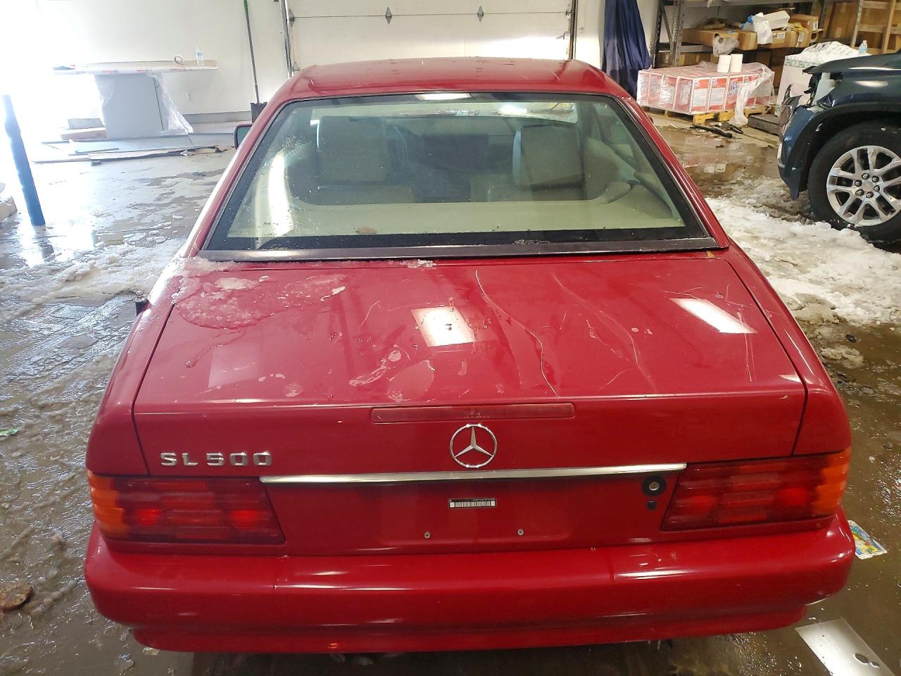 1995 Mercedes-benz Sl 500 Red vin: WDBFA67E1SF121498