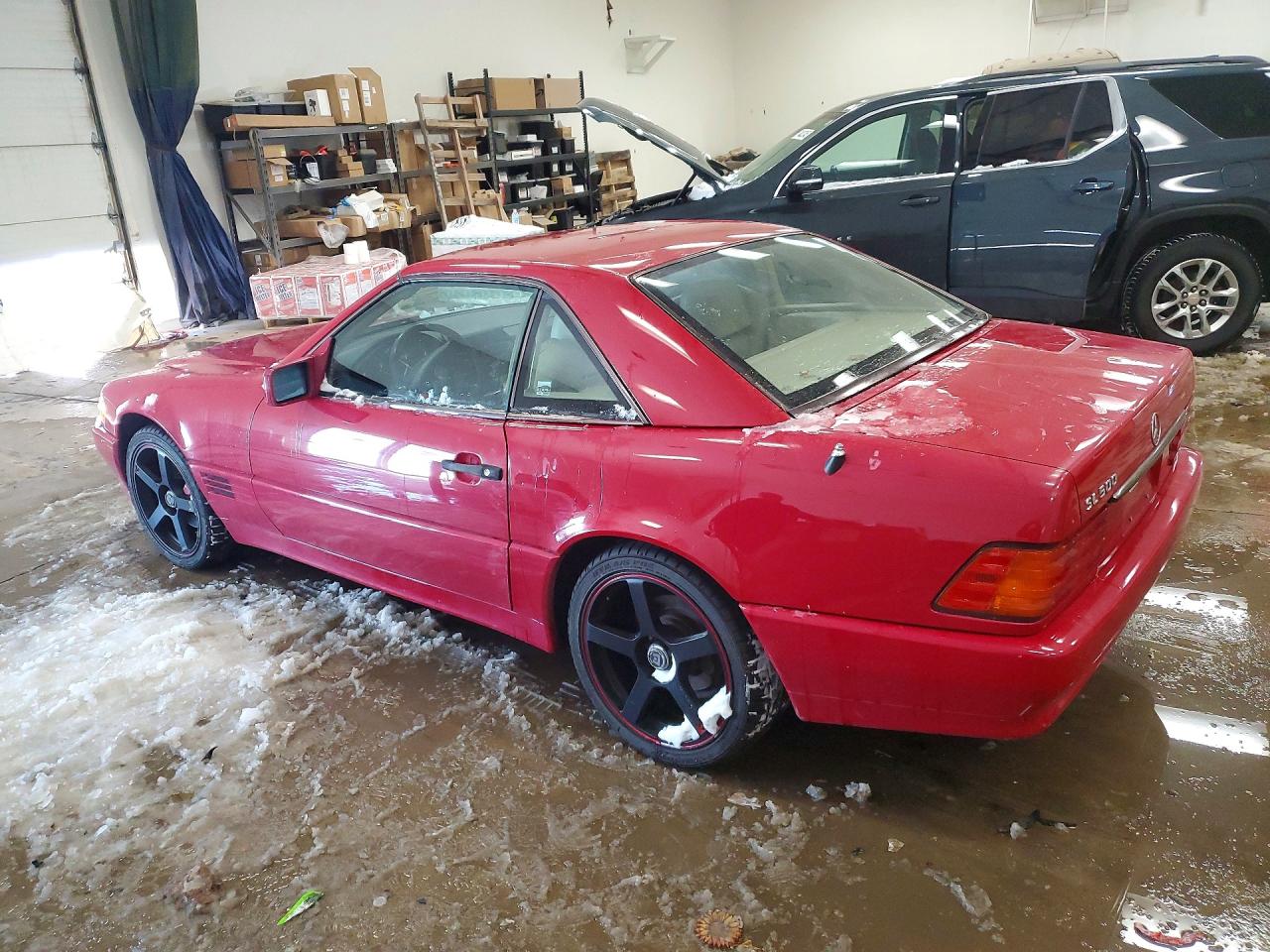 1995 Mercedes-benz Sl 500 Red vin: WDBFA67E1SF121498