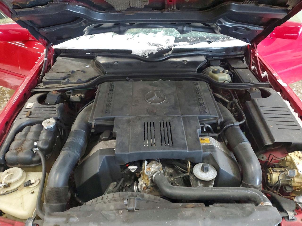 1995 Mercedes-benz Sl 500 Red vin: WDBFA67E1SF121498