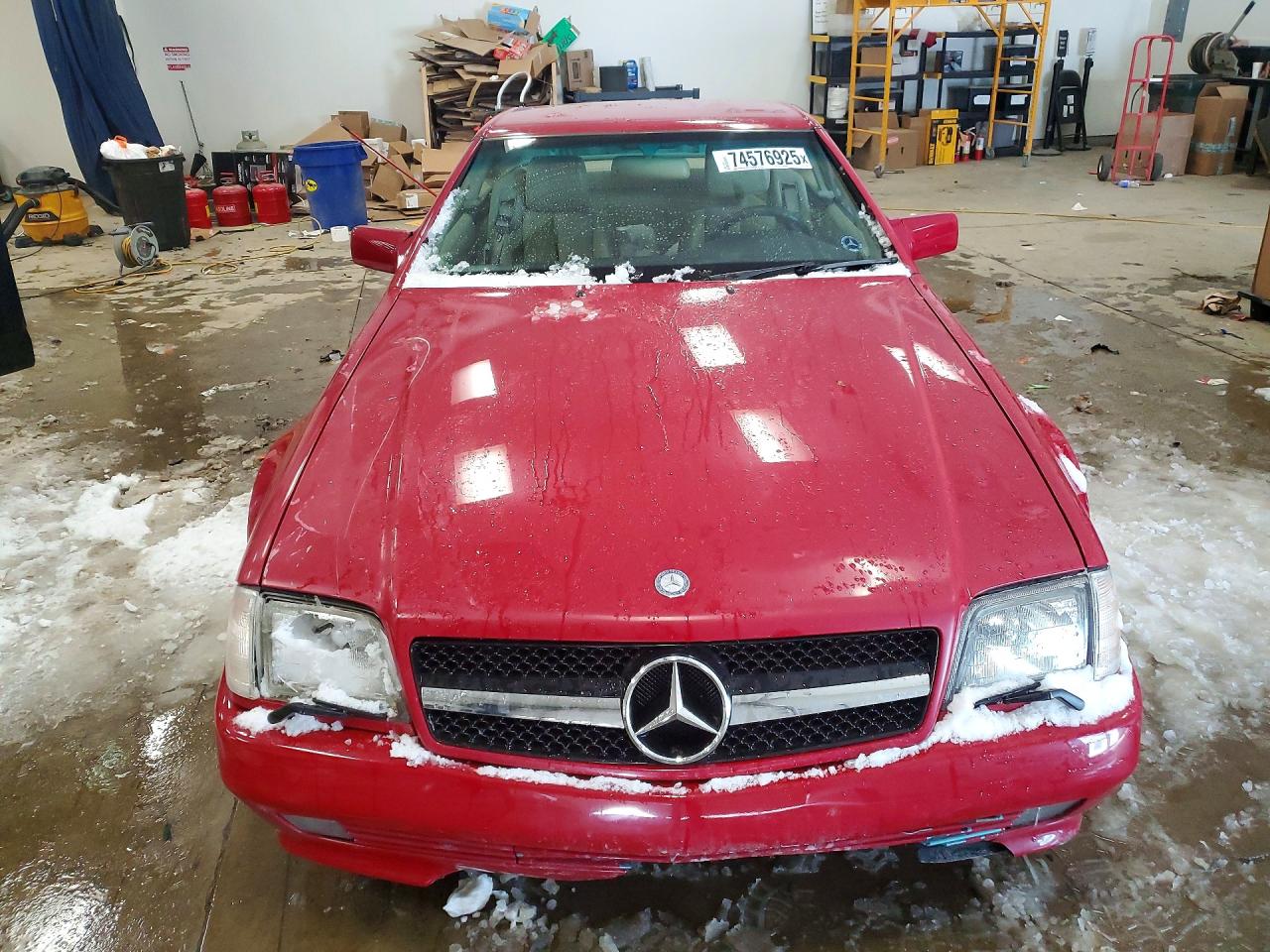 1995 Mercedes-benz Sl 500 Red vin: WDBFA67E1SF121498