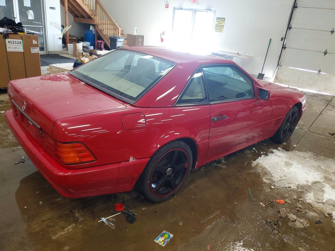 1995 Mercedes-benz Sl 500 Red vin: WDBFA67E1SF121498