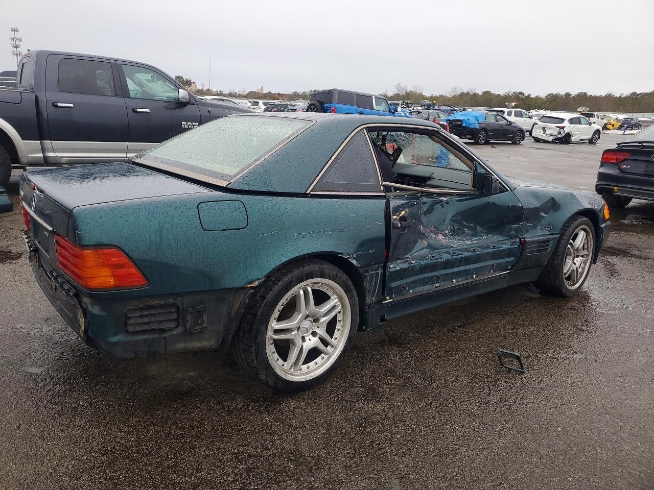 1994 Mercedes-benz Sl 500 Green vin: WDBFA67E2RF099294