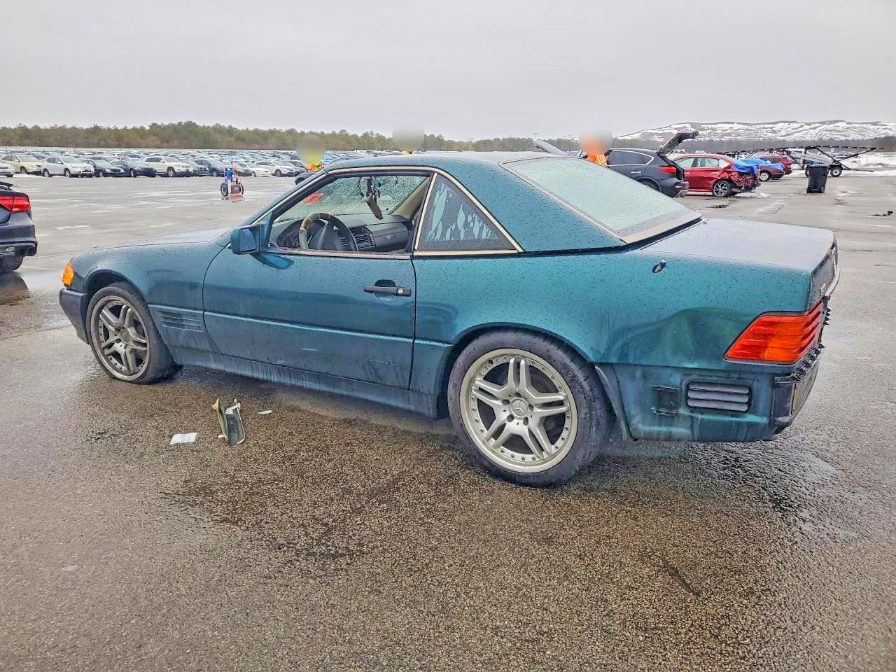 1994 Mercedes-benz Sl 500 Green vin: WDBFA67E2RF099294