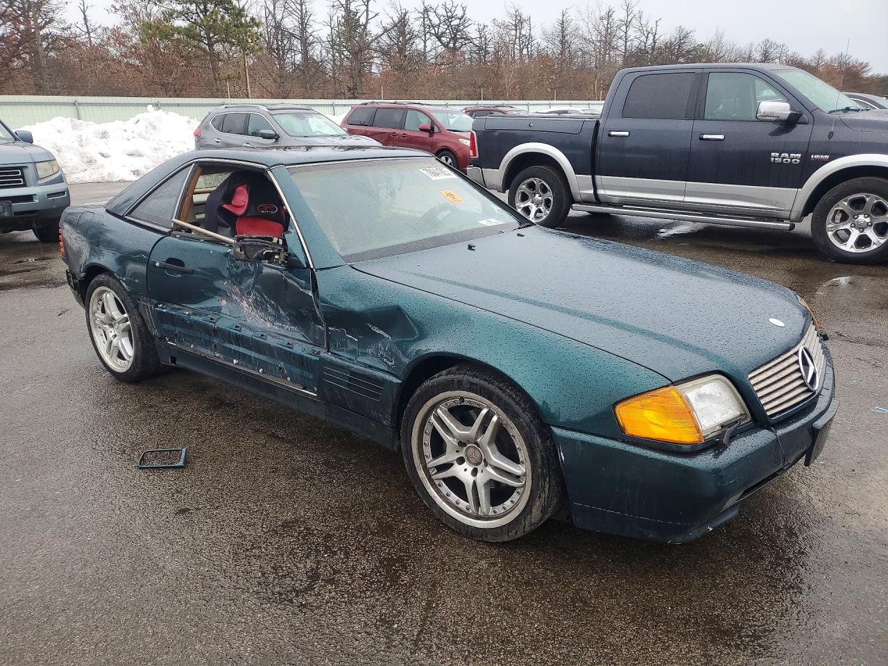 1994 Mercedes-benz Sl 500 Green vin: WDBFA67E2RF099294