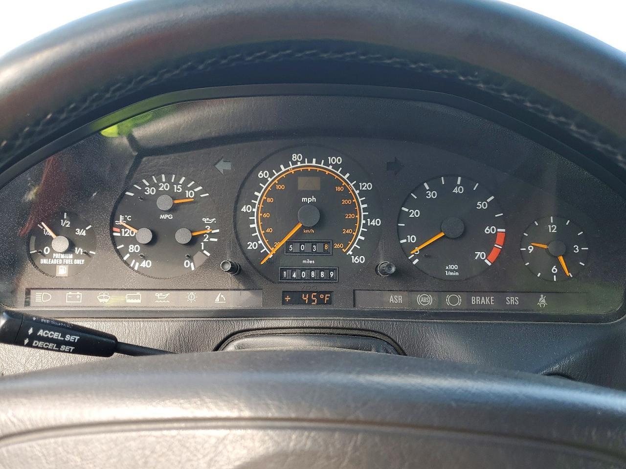 1993 Mercedes-benz 500 Sl White vin: WDBFA67E3PF072375