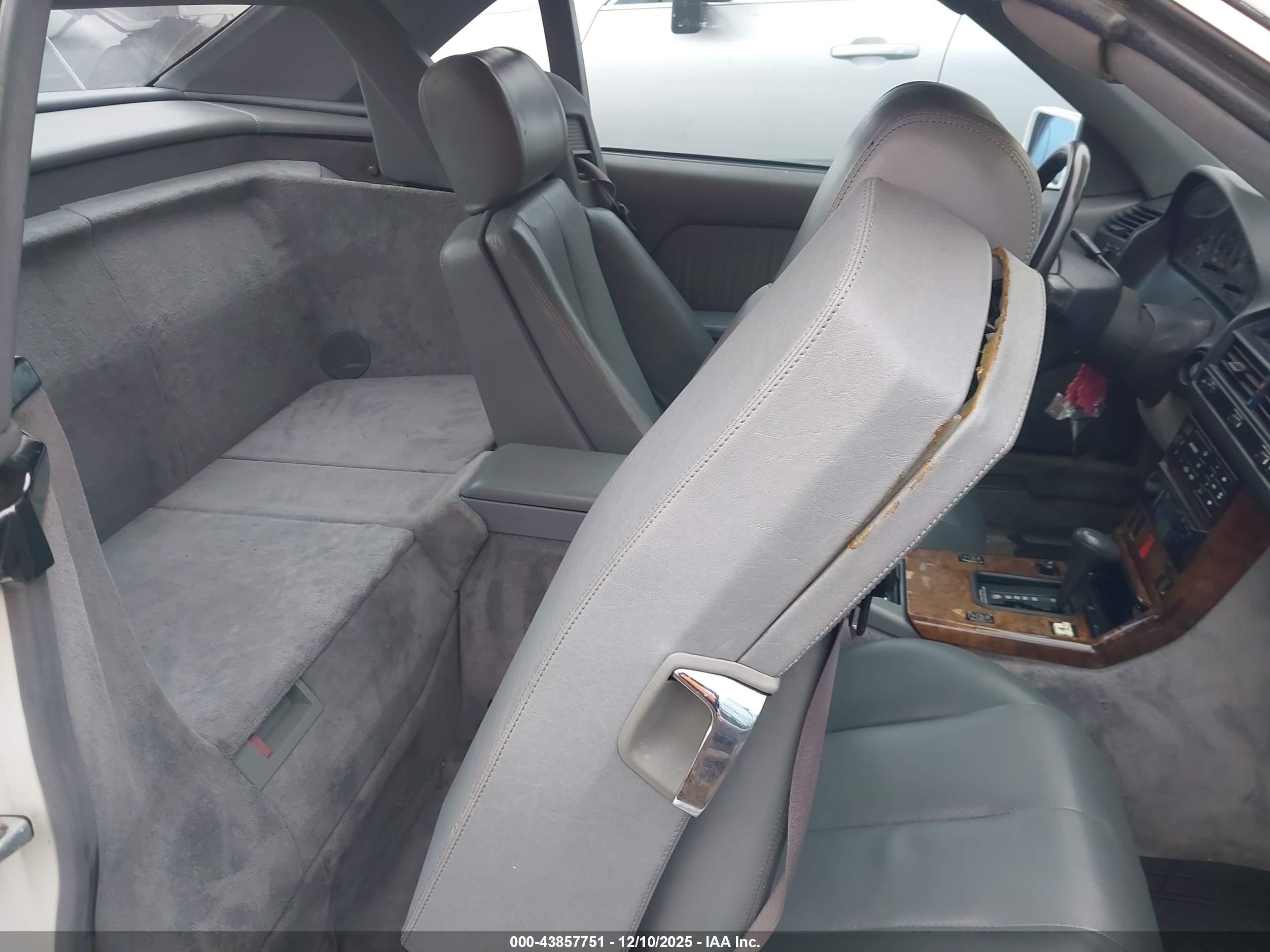 1994 Mercedes-benz Sl 500 White vin: WDBFA67E3RF089714