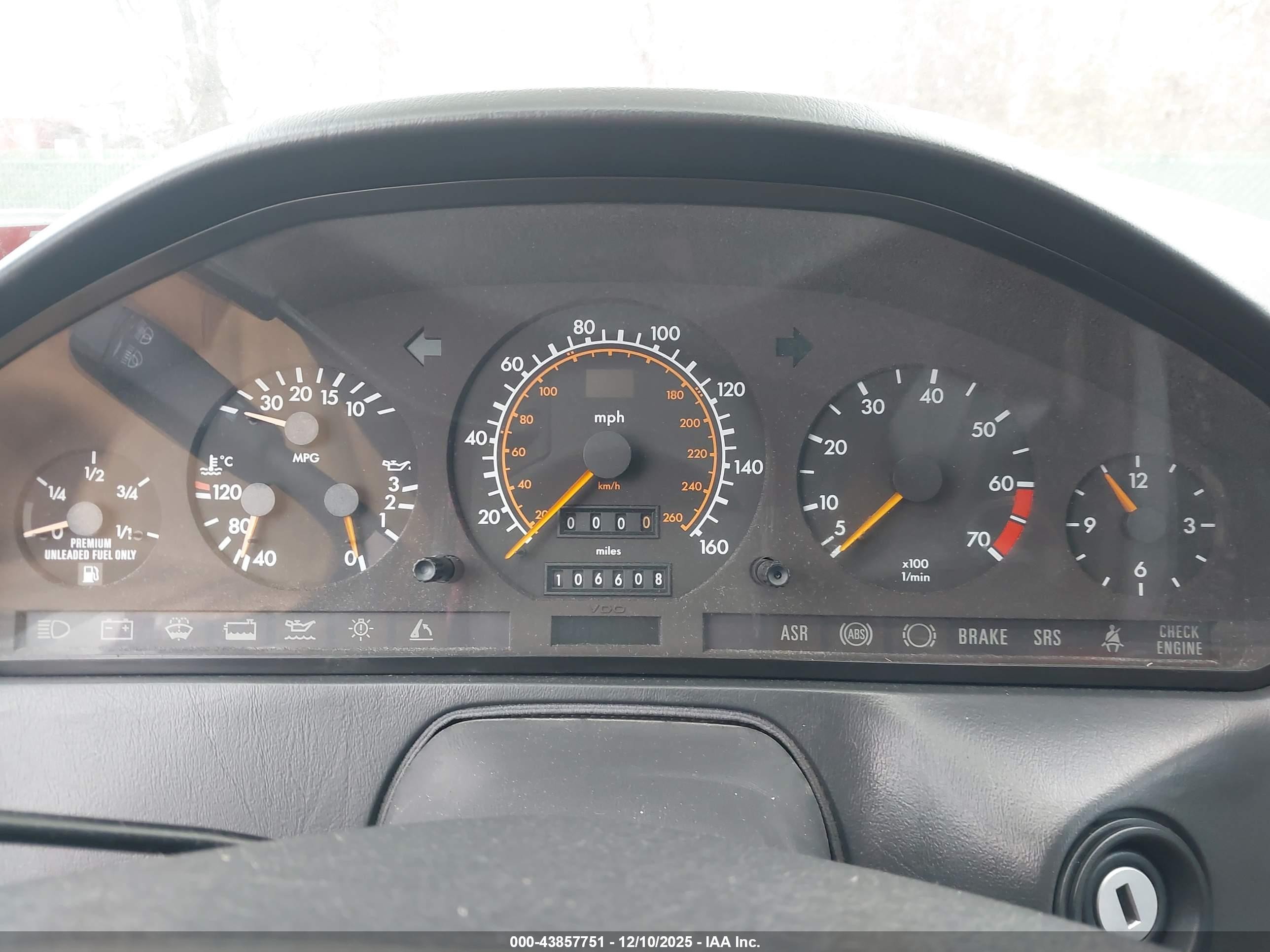 1994 Mercedes-benz Sl 500 White vin: WDBFA67E3RF089714