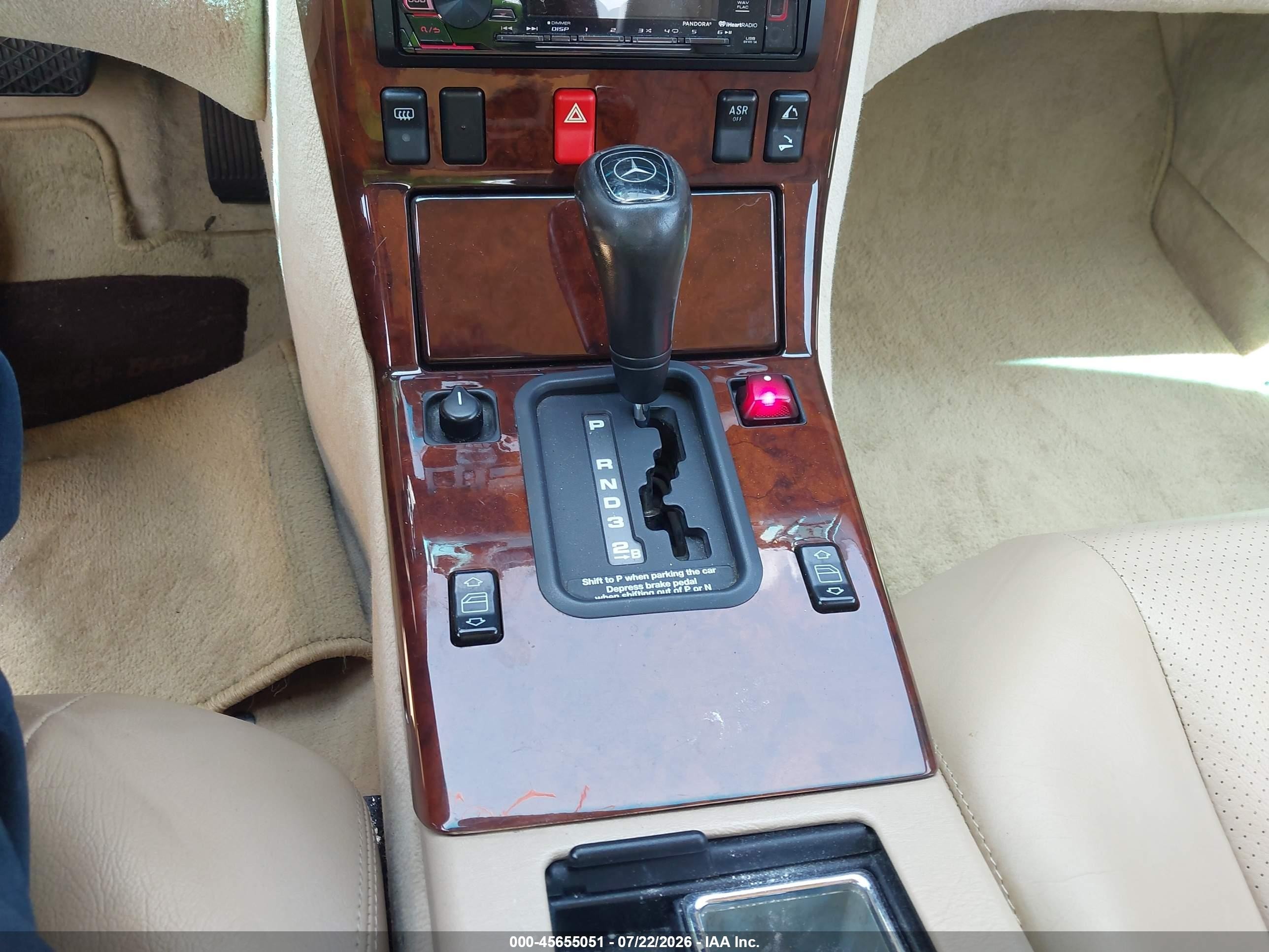 1995 Mercedes-benz Sl 500 Red vin: WDBFA67E3SF107991