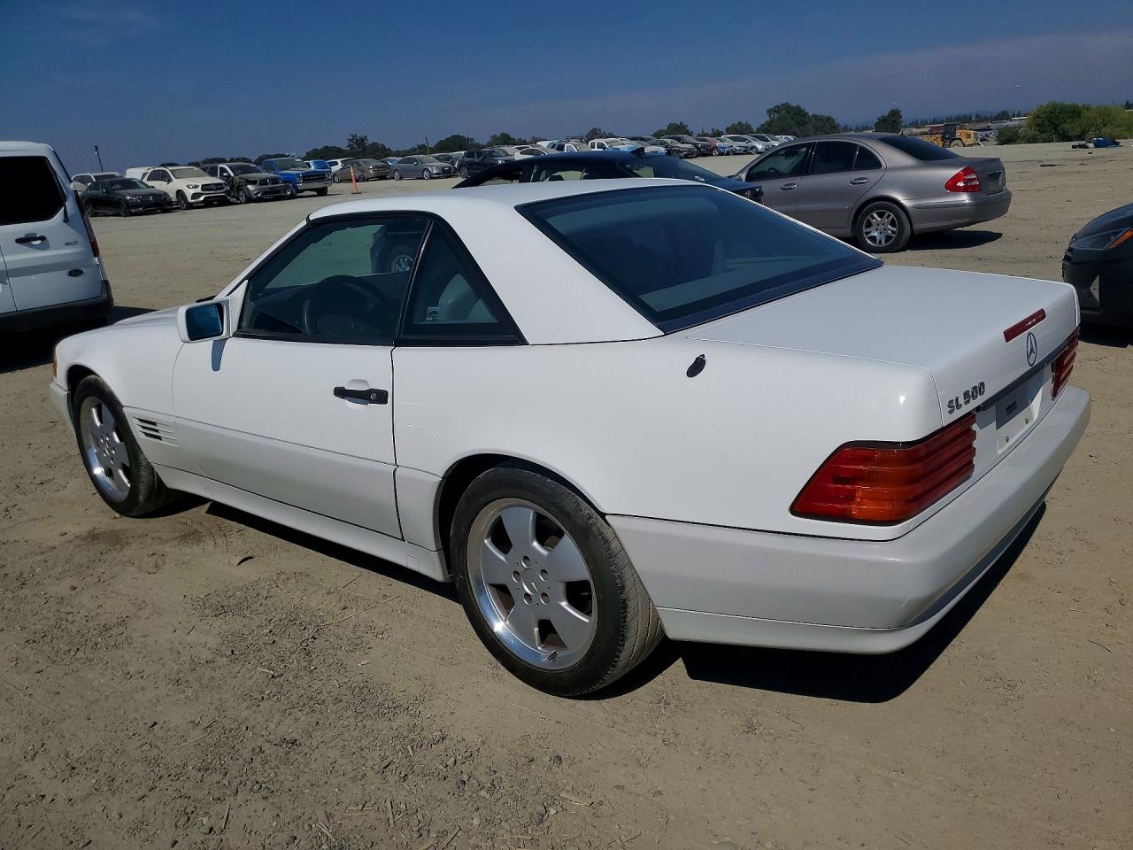 1995 Mercedes-benz Sl 500 White vin: WDBFA67E3SF123849