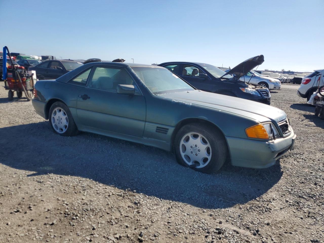 1994 Mercedes-benz Sl 500 Green vin: WDBFA67E4RF101241