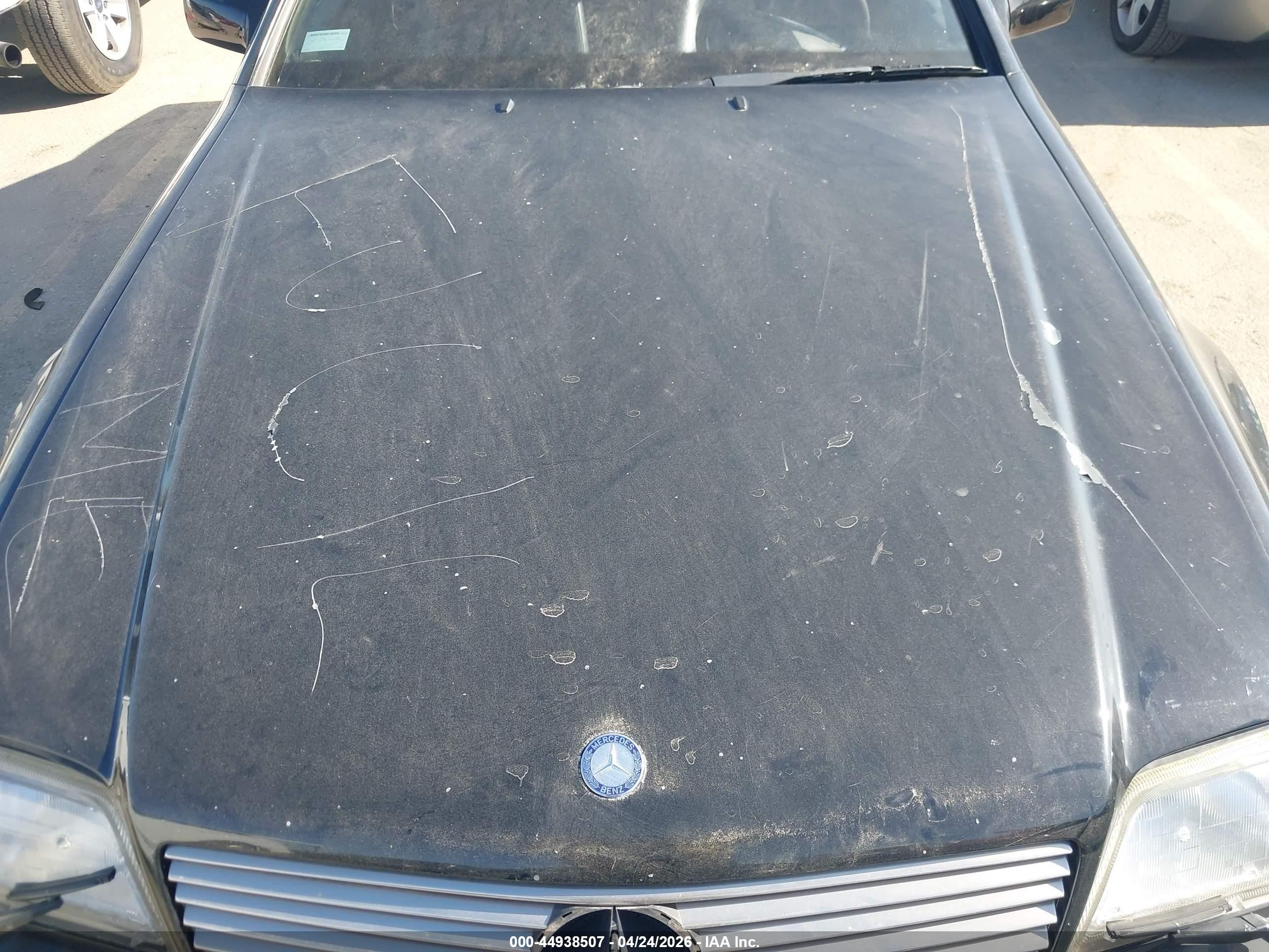 1995 Mercedes-benz Sl 500 Black vin: WDBFA67E4SF125481