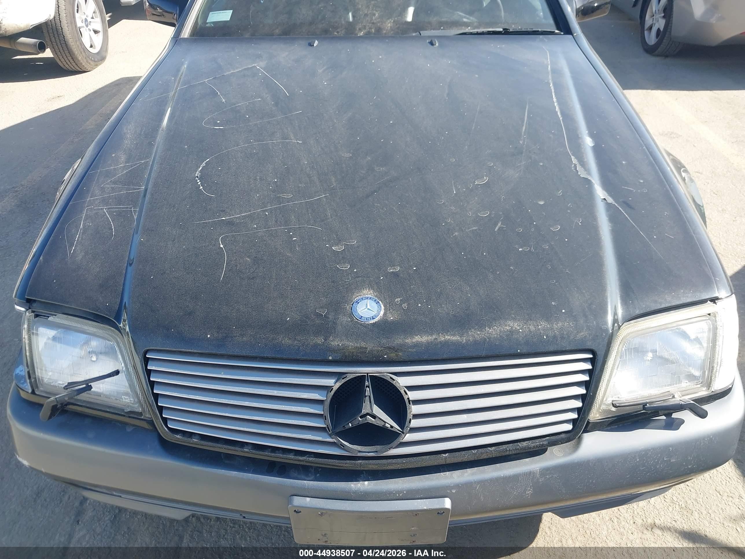 1995 Mercedes-benz Sl 500 Black vin: WDBFA67E4SF125481