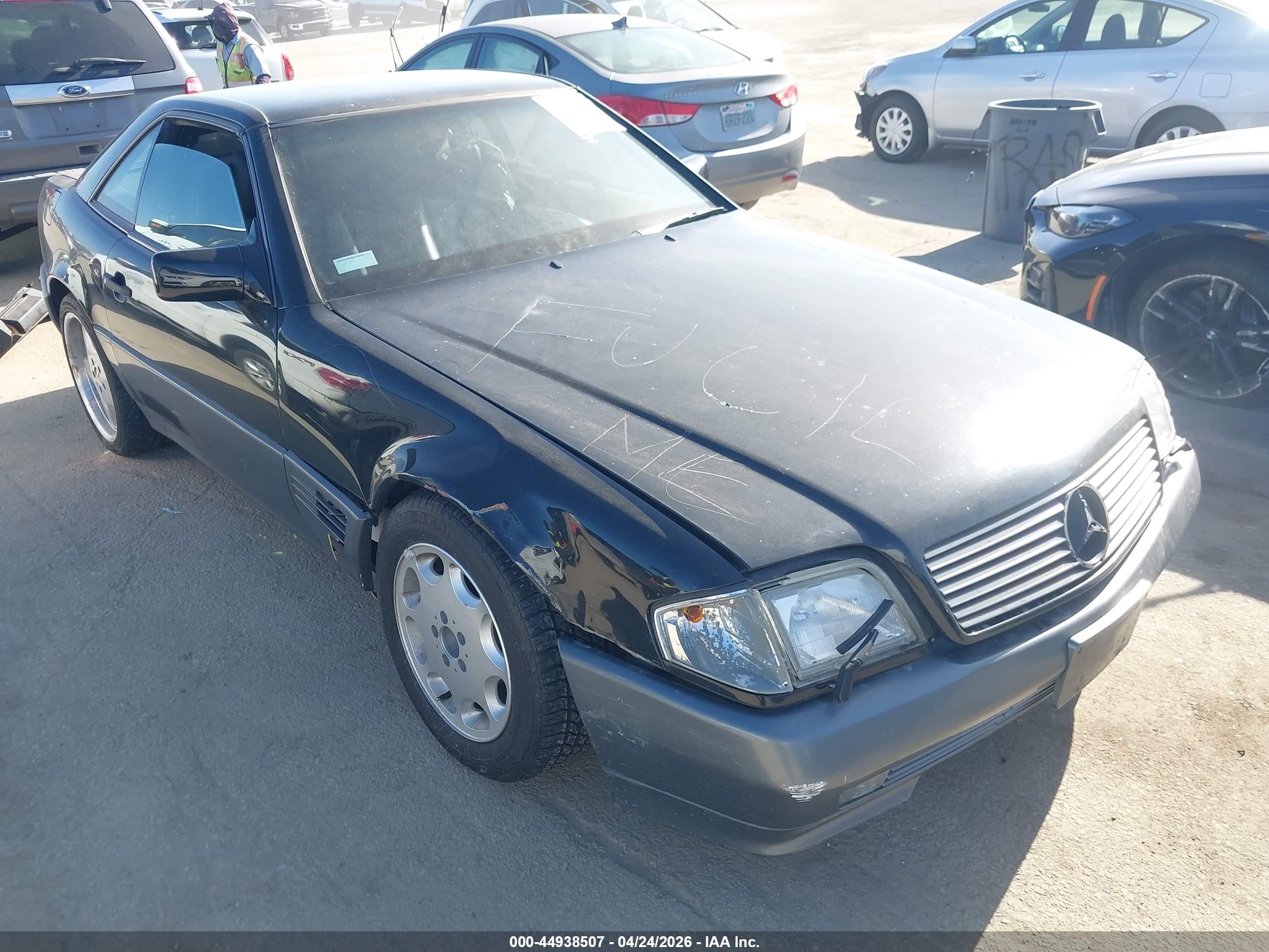 1995 Mercedes-benz Sl 500 Black vin: WDBFA67E4SF125481