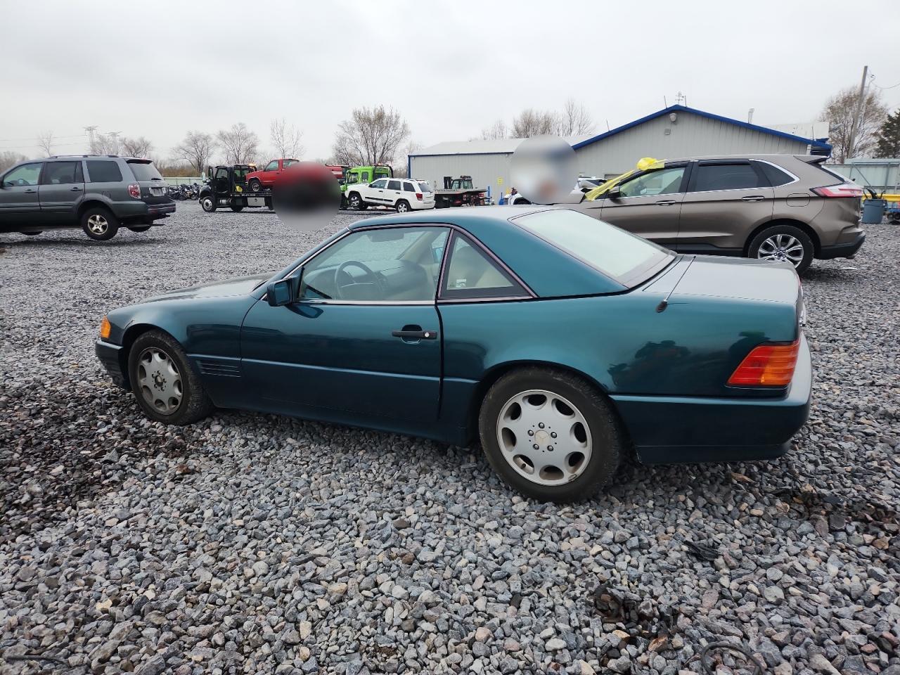 1994 Mercedes-benz Sl 500 Green vin: WDBFA67E5RF102690