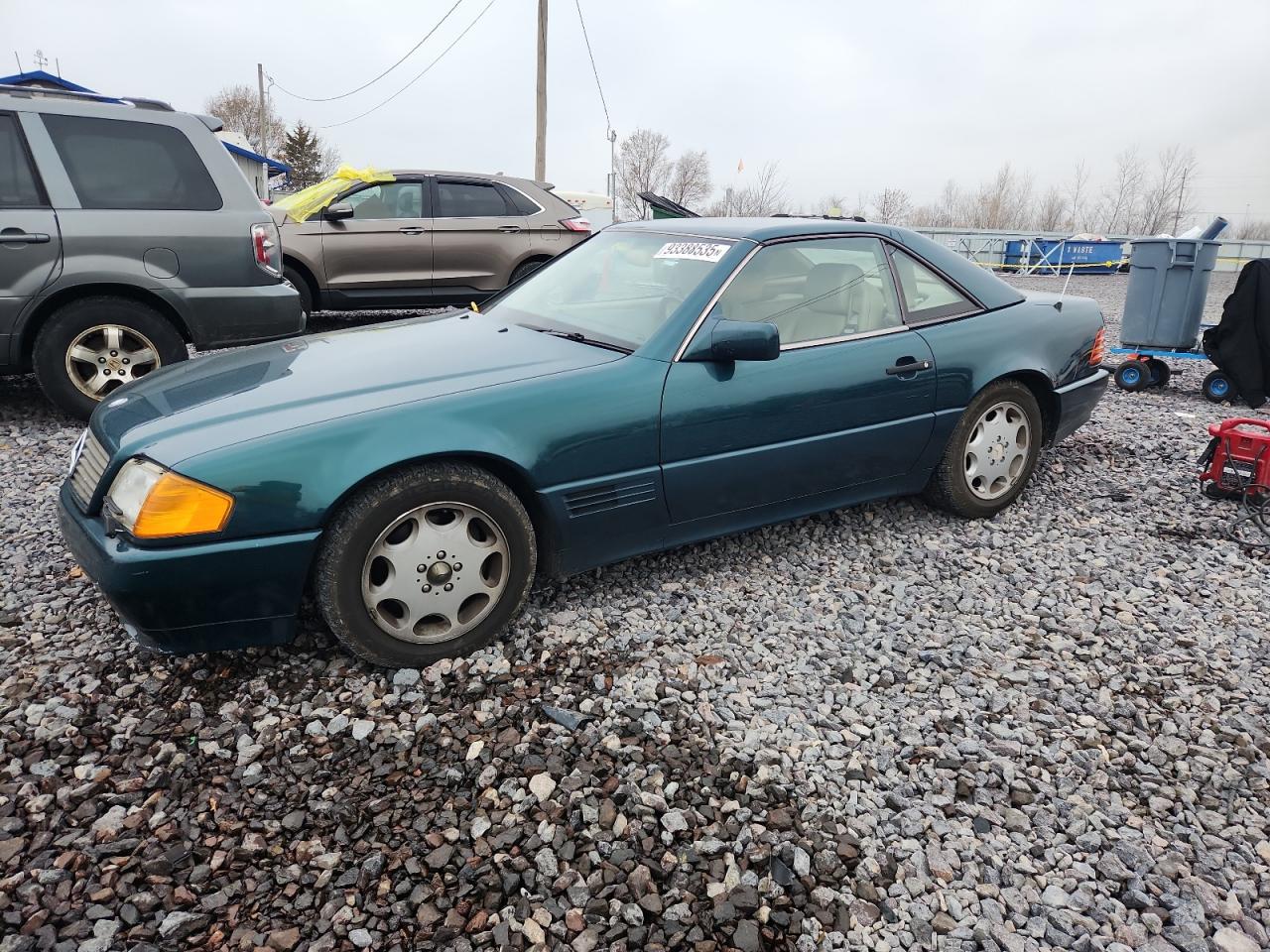 1994 Mercedes-benz Sl 500 Green vin: WDBFA67E5RF102690