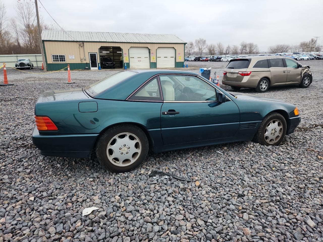 1994 Mercedes-benz Sl 500 Green vin: WDBFA67E5RF102690