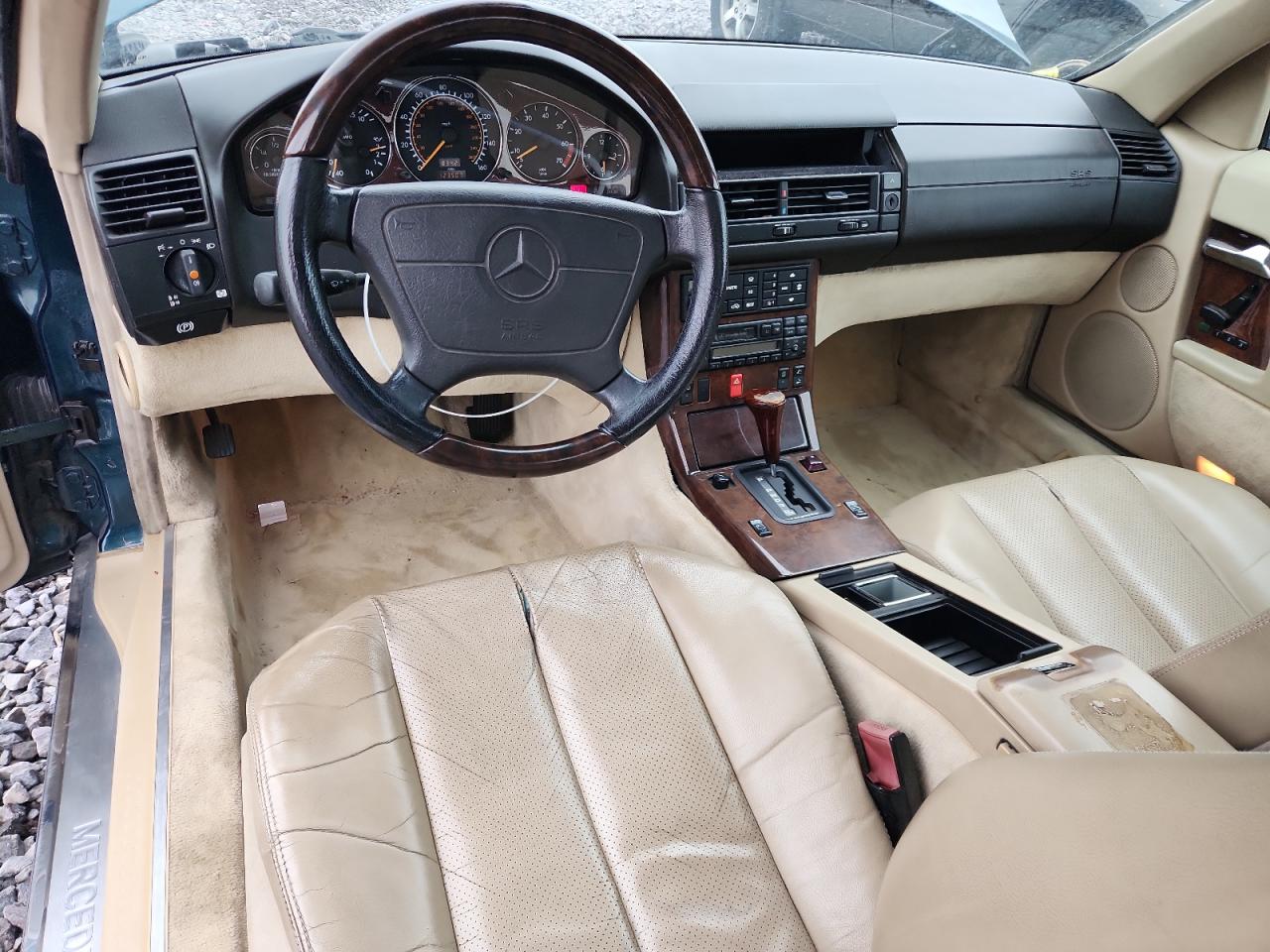 1994 Mercedes-benz Sl 500 Green vin: WDBFA67E5RF102690