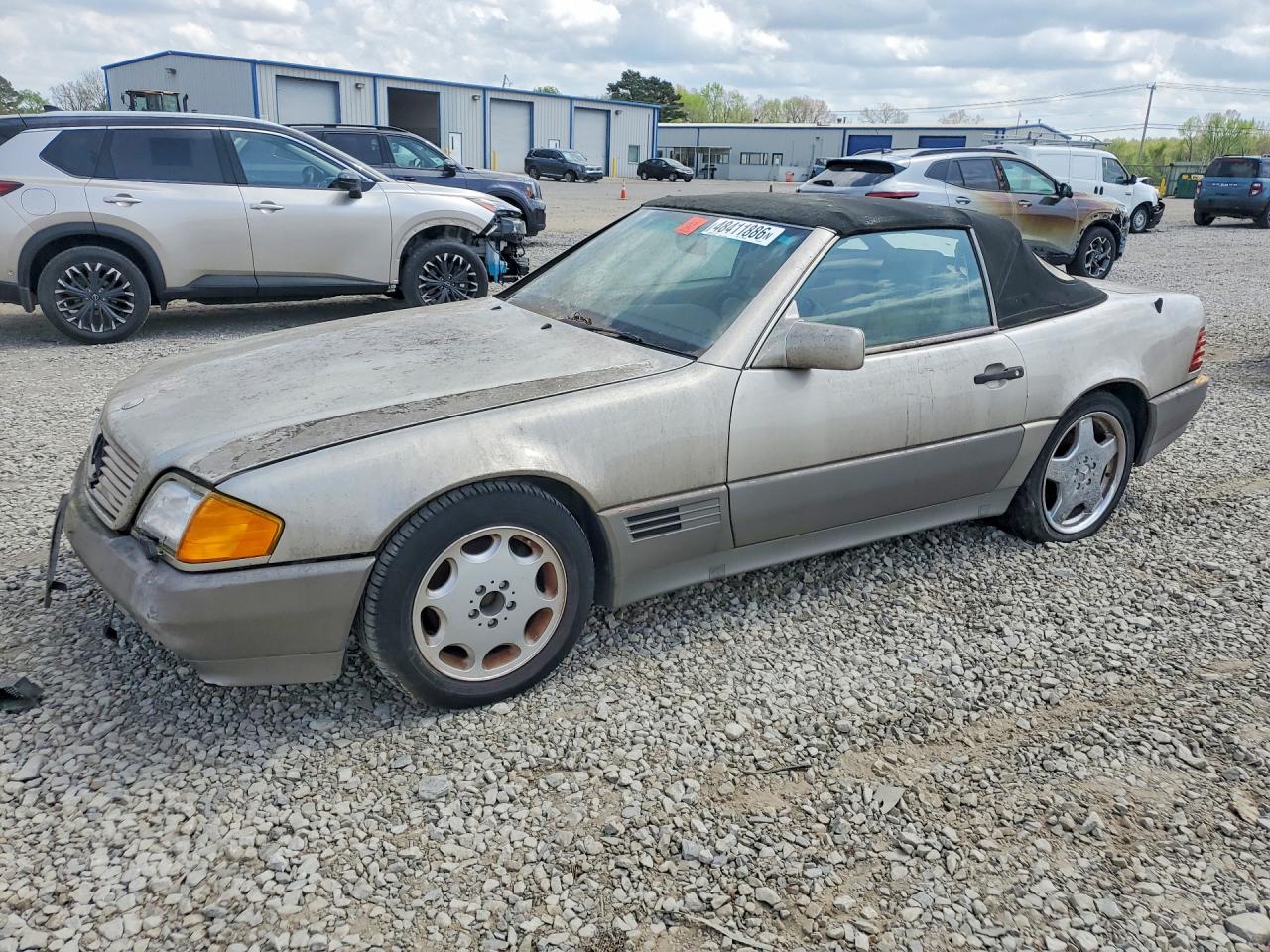 1994 Mercedes-benz Sl 500 Beige vin: WDBFA67E6RF097077