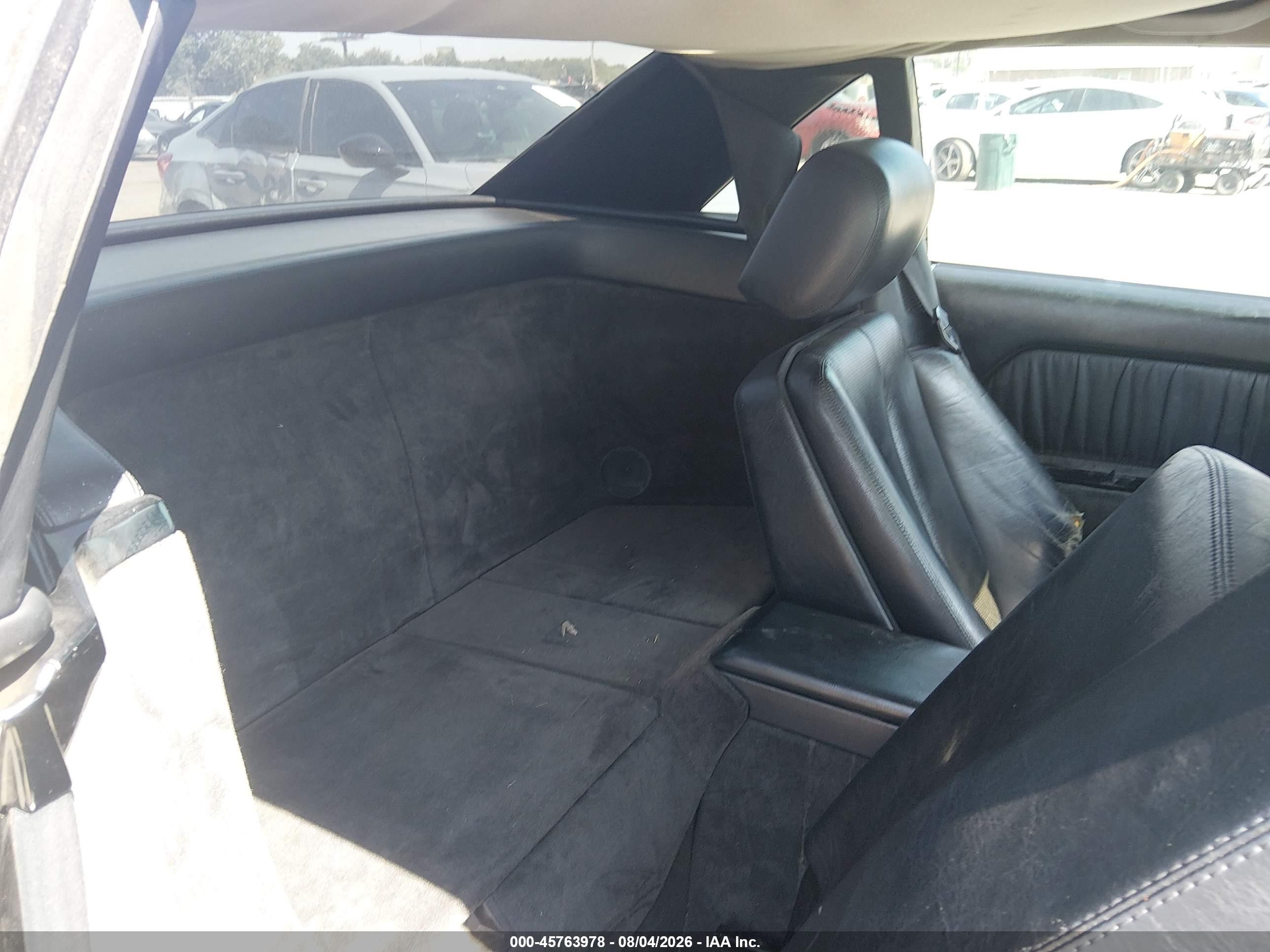 1995 Mercedes-benz Sl 500 Black vin: WDBFA67E6SF114353