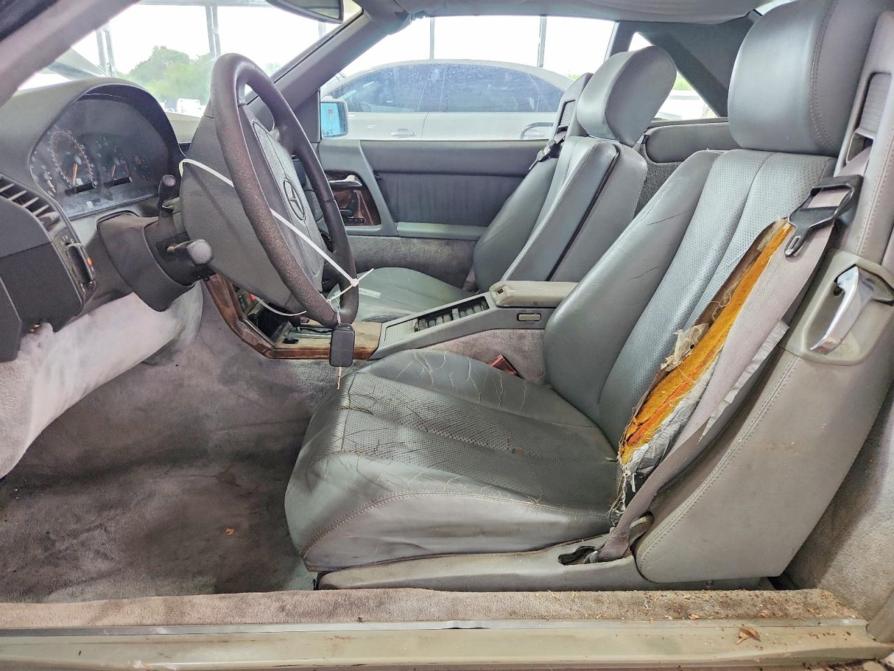1995 Mercedes-benz Sl 500 Silver vin: WDBFA67E6SF119875