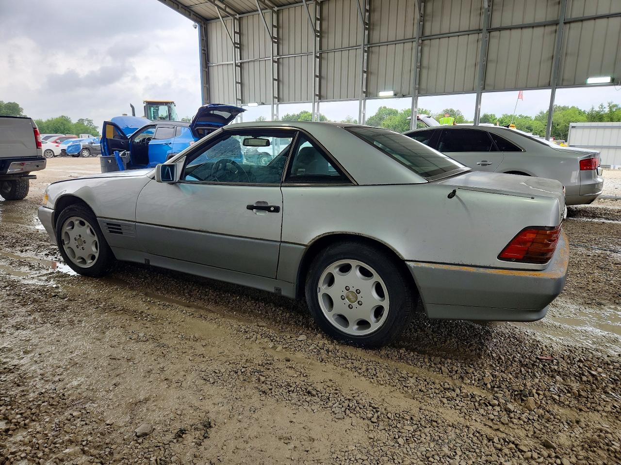 1995 Mercedes-benz Sl 500 Silver vin: WDBFA67E6SF119875