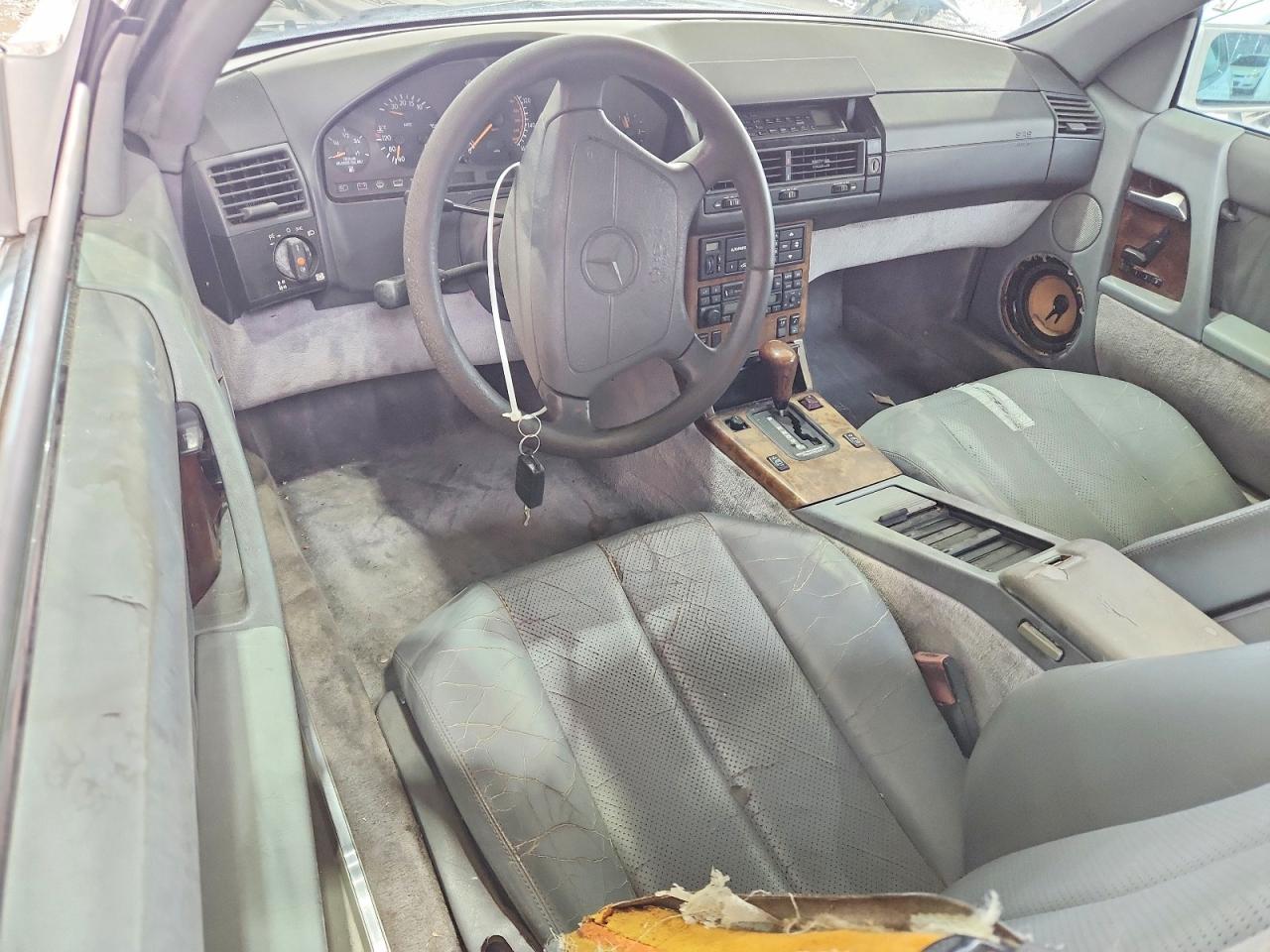 1995 Mercedes-benz Sl 500 Silver vin: WDBFA67E6SF119875