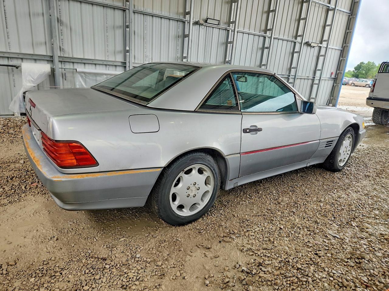 1995 Mercedes-benz Sl 500 Silver vin: WDBFA67E6SF119875
