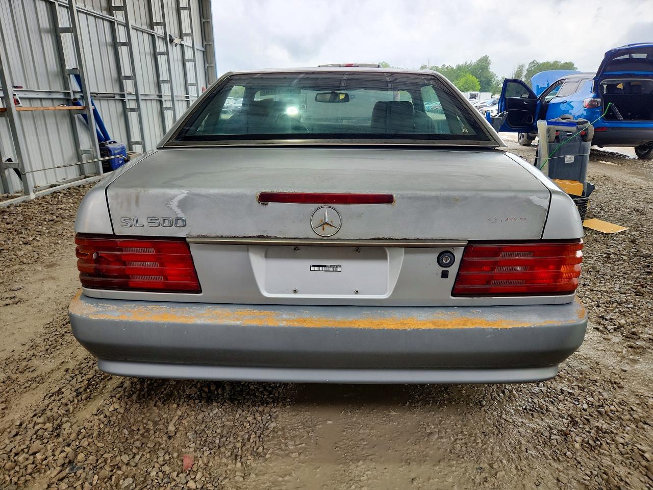 1995 Mercedes-benz Sl 500 Silver vin: WDBFA67E6SF119875