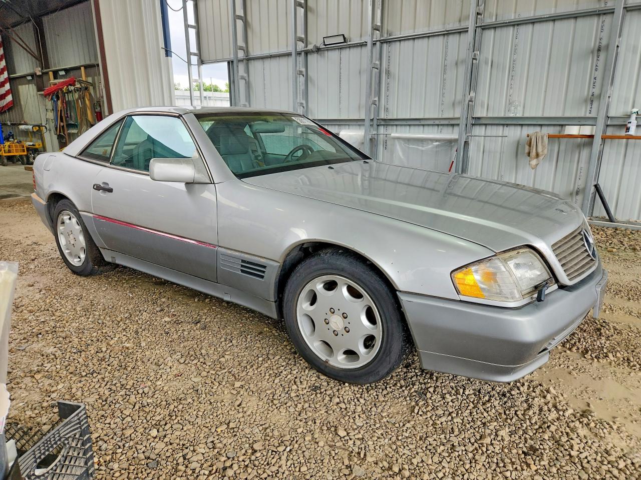 1995 Mercedes-benz Sl 500 Silver vin: WDBFA67E6SF119875