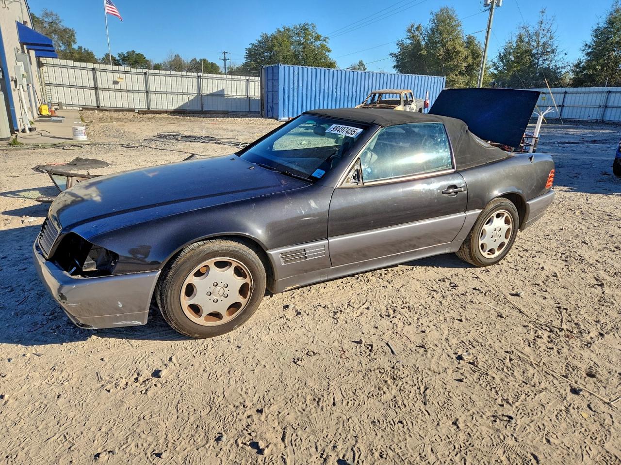 1993 Mercedes-benz 500 Sl Gray vin: WDBFA67E7PF073027